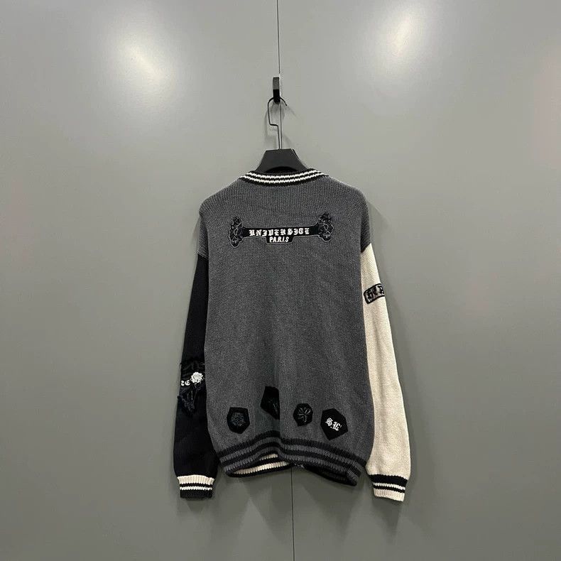 Saint Laurent Paris Saint Laurent Paris Medal Embroidered Cardigan-2506 Size US M / EU 48-50 / 2 - 2 Thumbnail