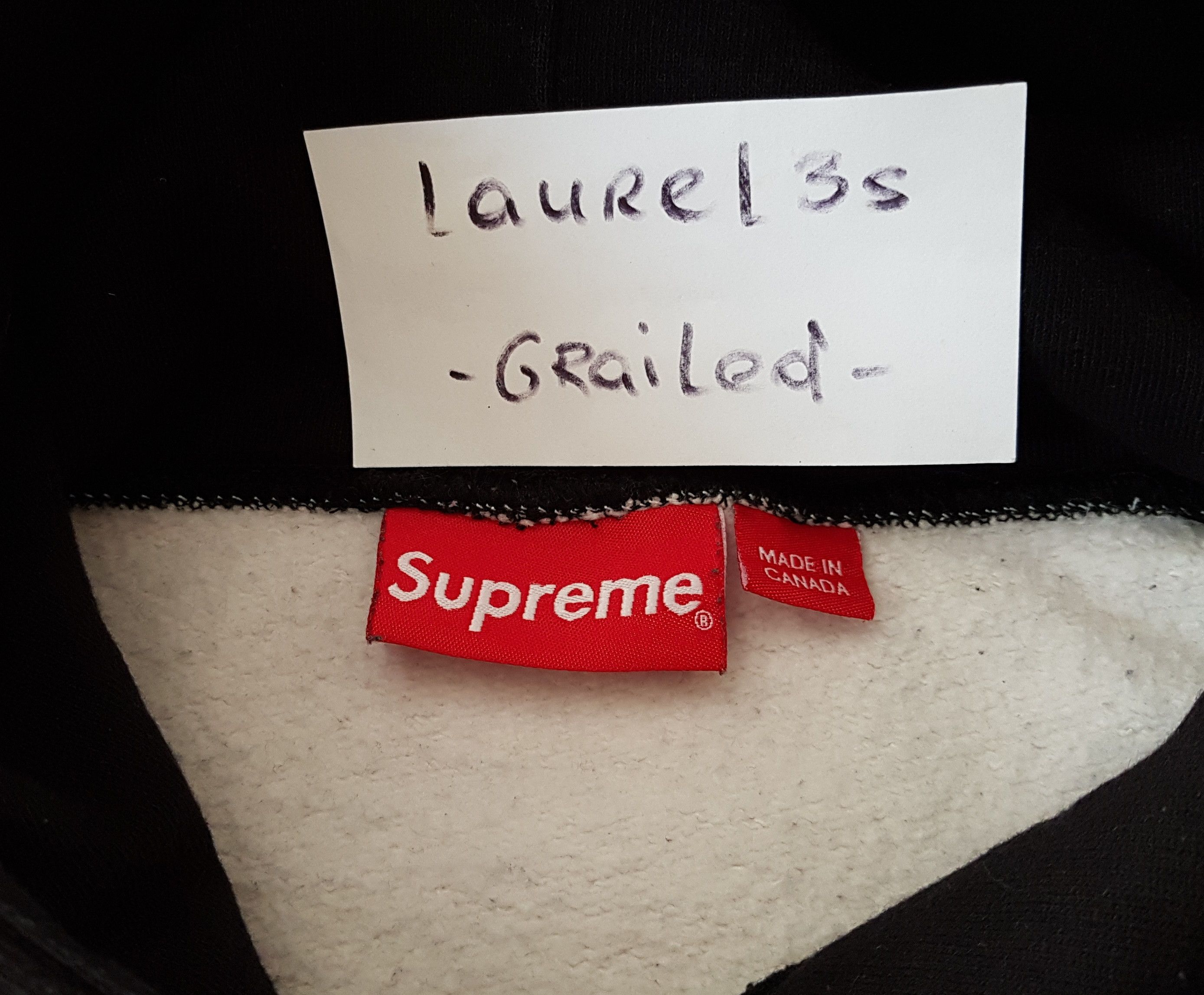 Supreme Supreme Black Blocked Hooded Sweatshirt FW17 Hoodie Size US M / EU 48-50 / 2 - 11 Thumbnail