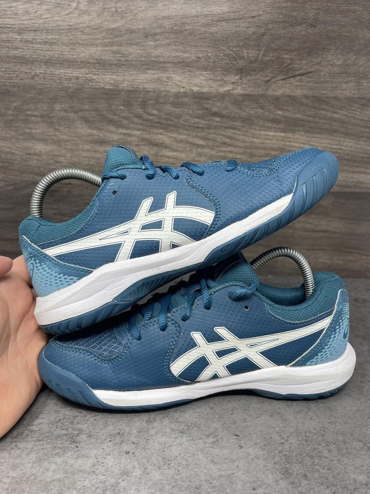 Asics Asics Gel Dedicate 8 Sneakers Kids Size 4.5 Blue F960923 Size US 5 / EU 37 - 7 Thumbnail