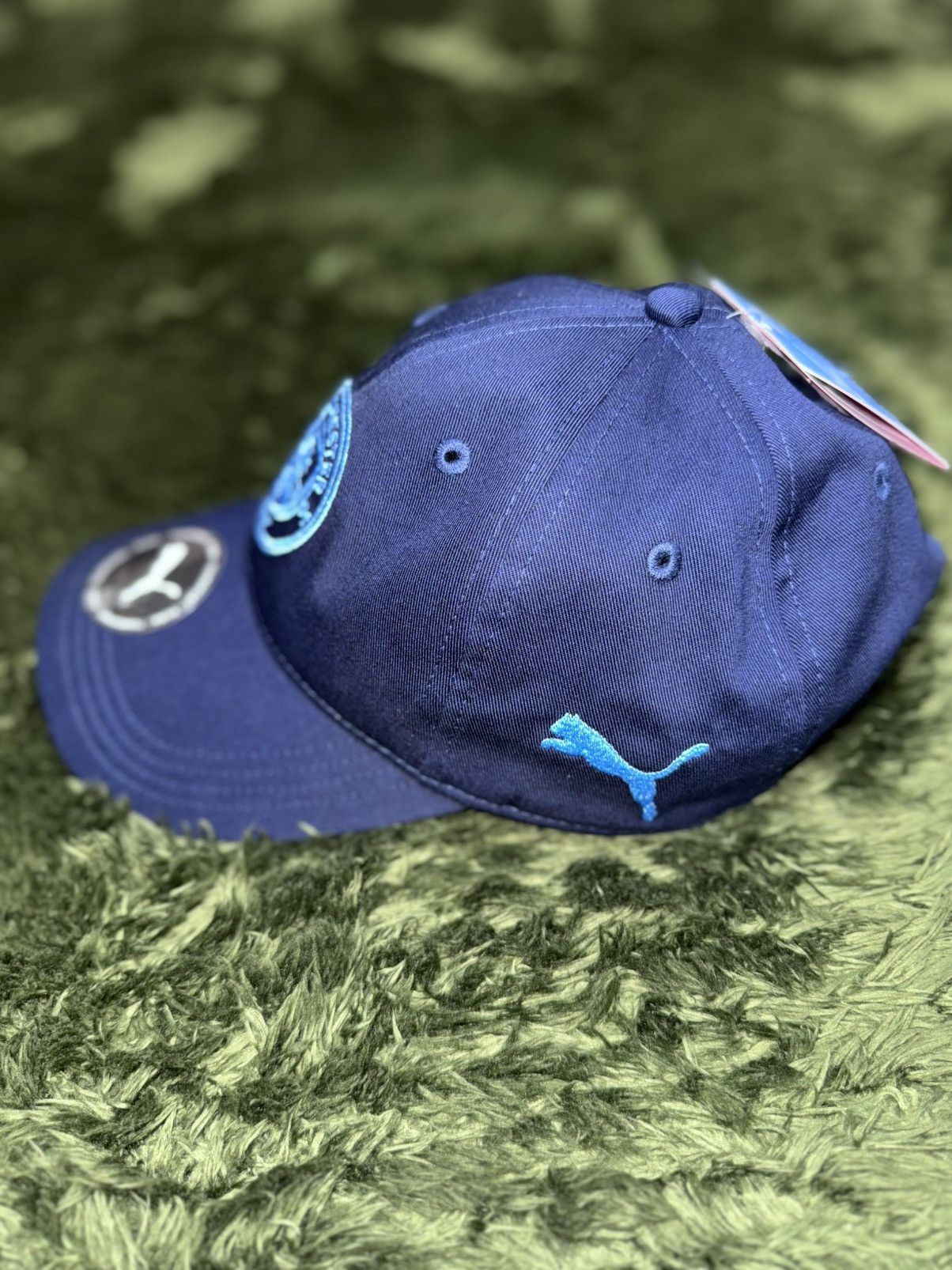 Puma [OS] puma mancity mcfc embroidery logo cap navy Size ONE SIZE - 2 Thumbnail