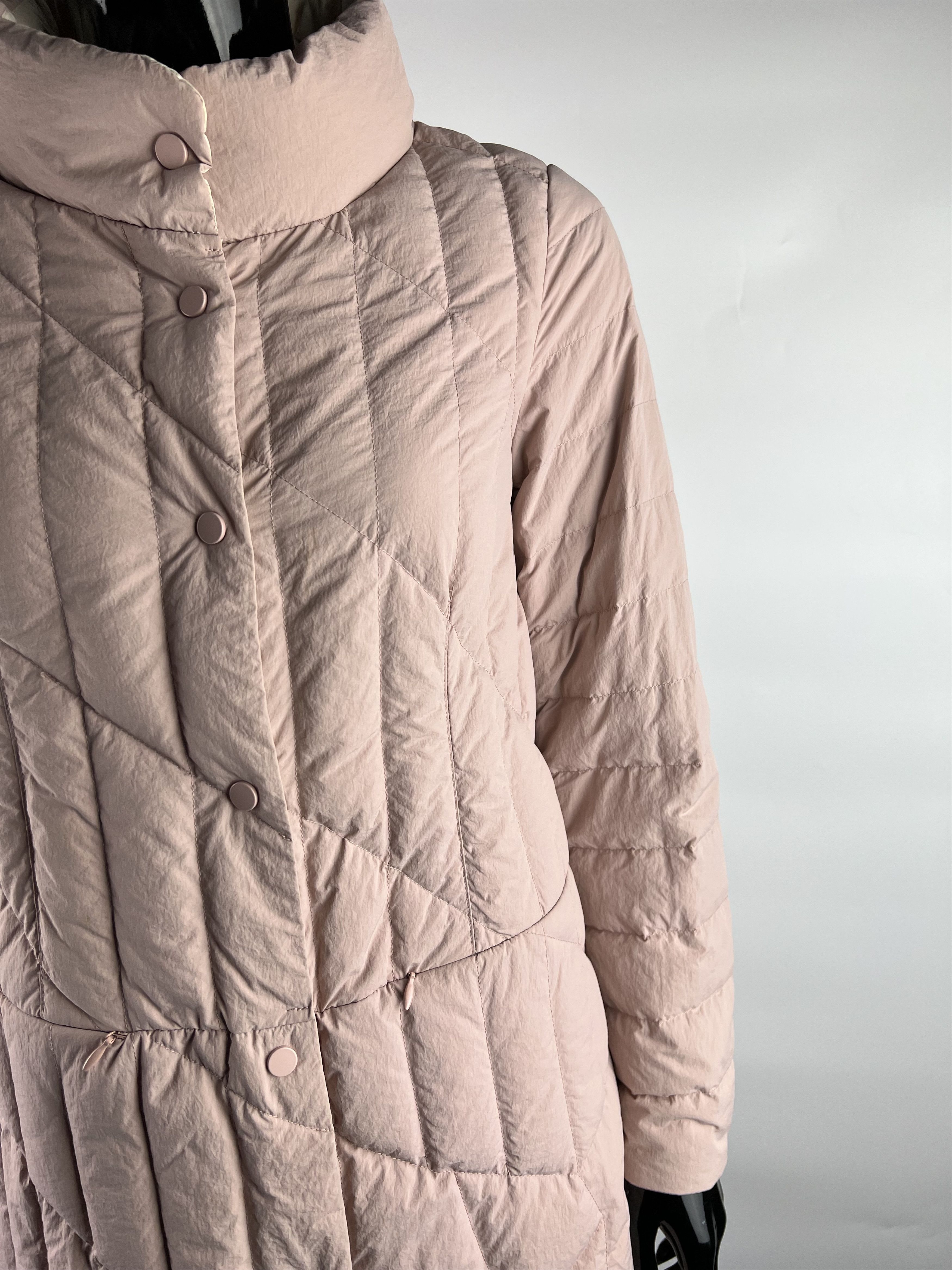 Designer × Japanese Brand Quilted Puffer Down Jacket Size XS/S Size S / US 4 / IT 40 - 3 Thumbnail