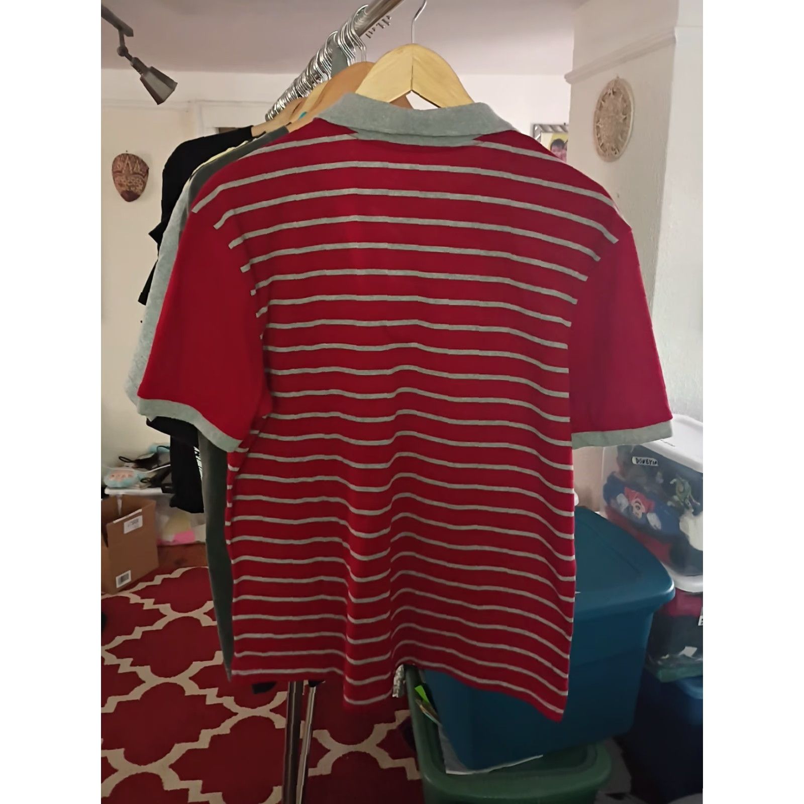 Vintage Universal Studios Polo Striped Shirt Singapore XL Size US XL / EU 56 / 4 - 4 Thumbnail
