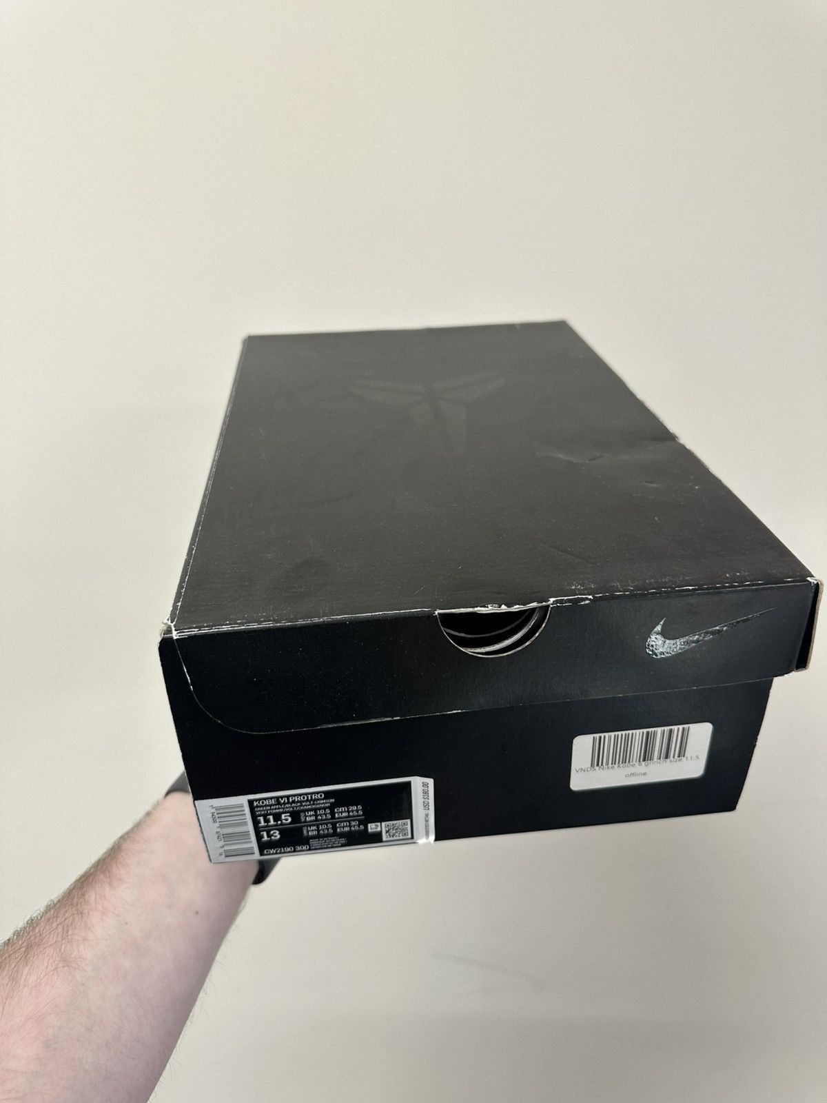 Nike VNDS Nike Kobe 6 Grinch Size US 11.5 / EU 44-45 - 14 Thumbnail