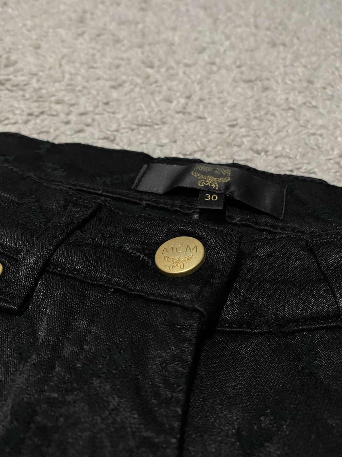 Japanese Brand × MCM MCM Monogram Pants 30 Trousers Japanese Archive rare track Size US 30 / EU 46 - 5 Thumbnail