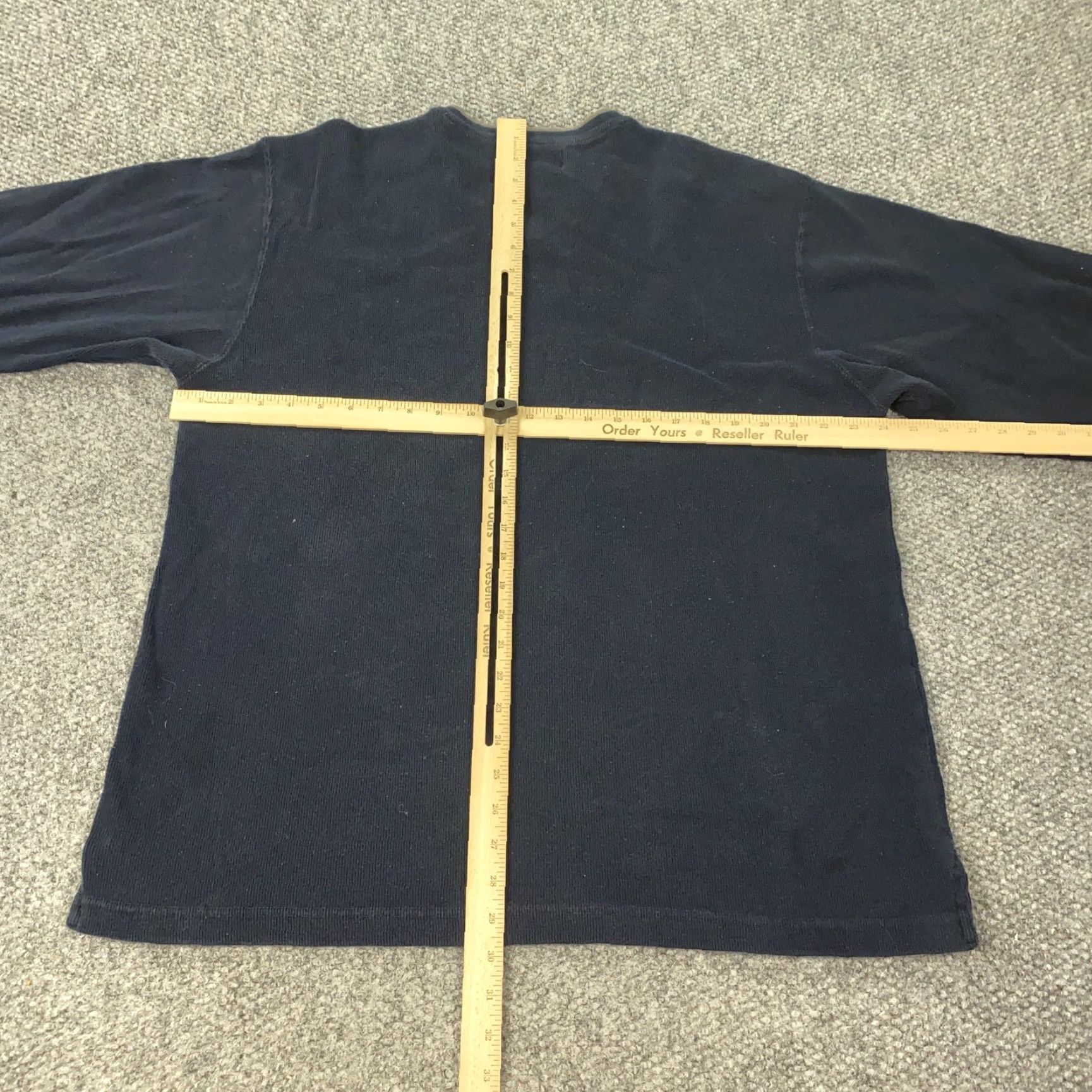 Chaps VINTAGE Chaps Ralph Lauren Sweater Mens 2XL Navy Blue V-Neck Pullover Embroidered Size US XXL / EU 58 / 5 - 7 Thumbnail