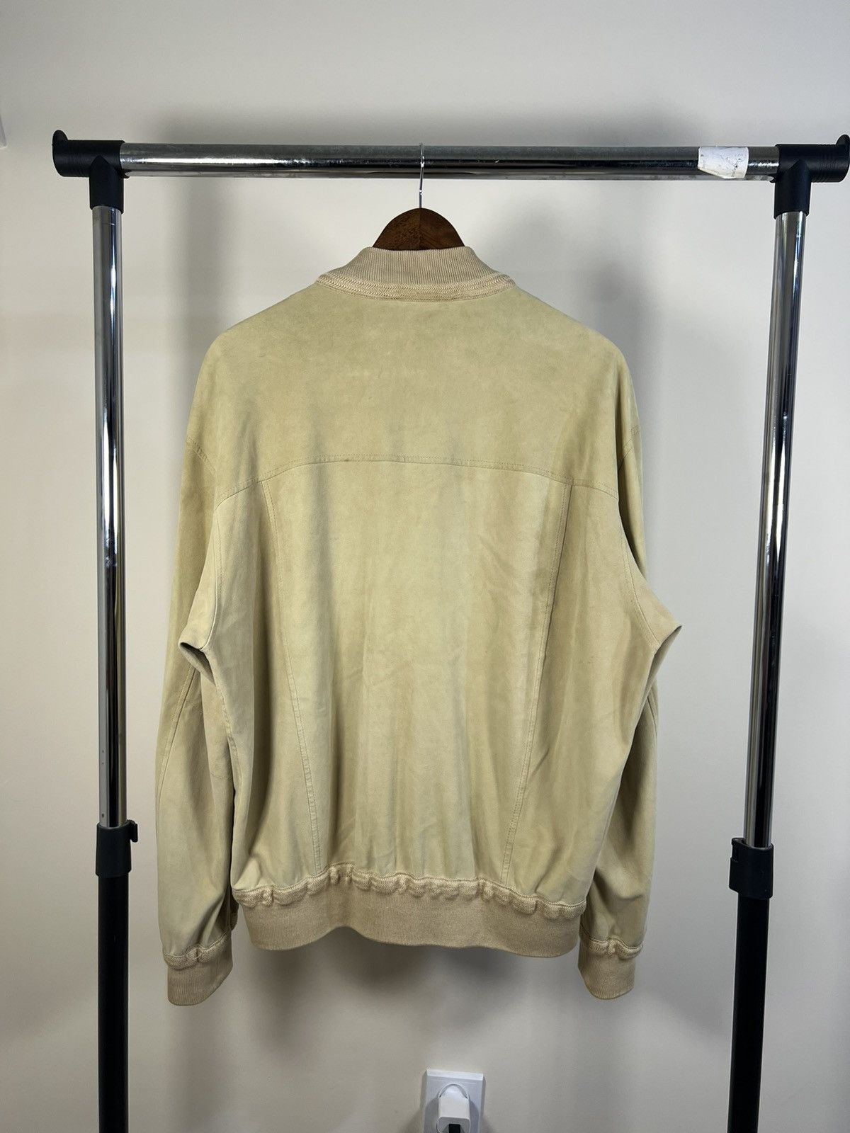 Ermenegildo Zegna Zegna Vintage Suede Leather Jacket Beige Men's Italy Size US L / EU 52-54 / 3 - 8 Thumbnail