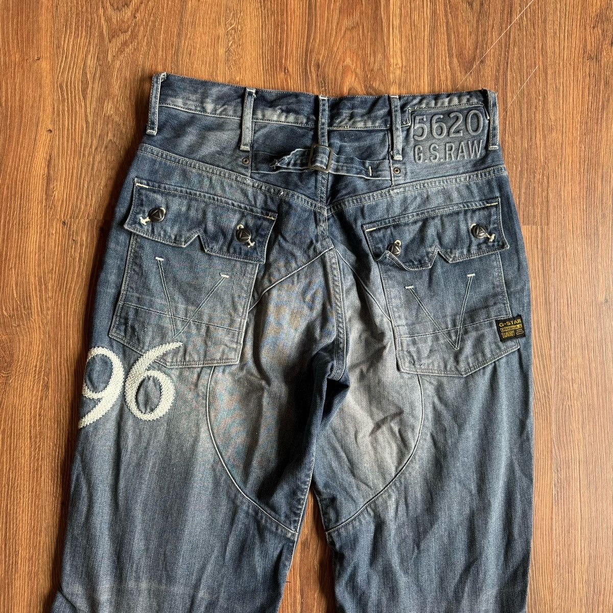 G-Star Vintage G-Star Raw 96 Denim Pants Doubleknee 30х32 Size US 30 / EU 46 - 5 Thumbnail