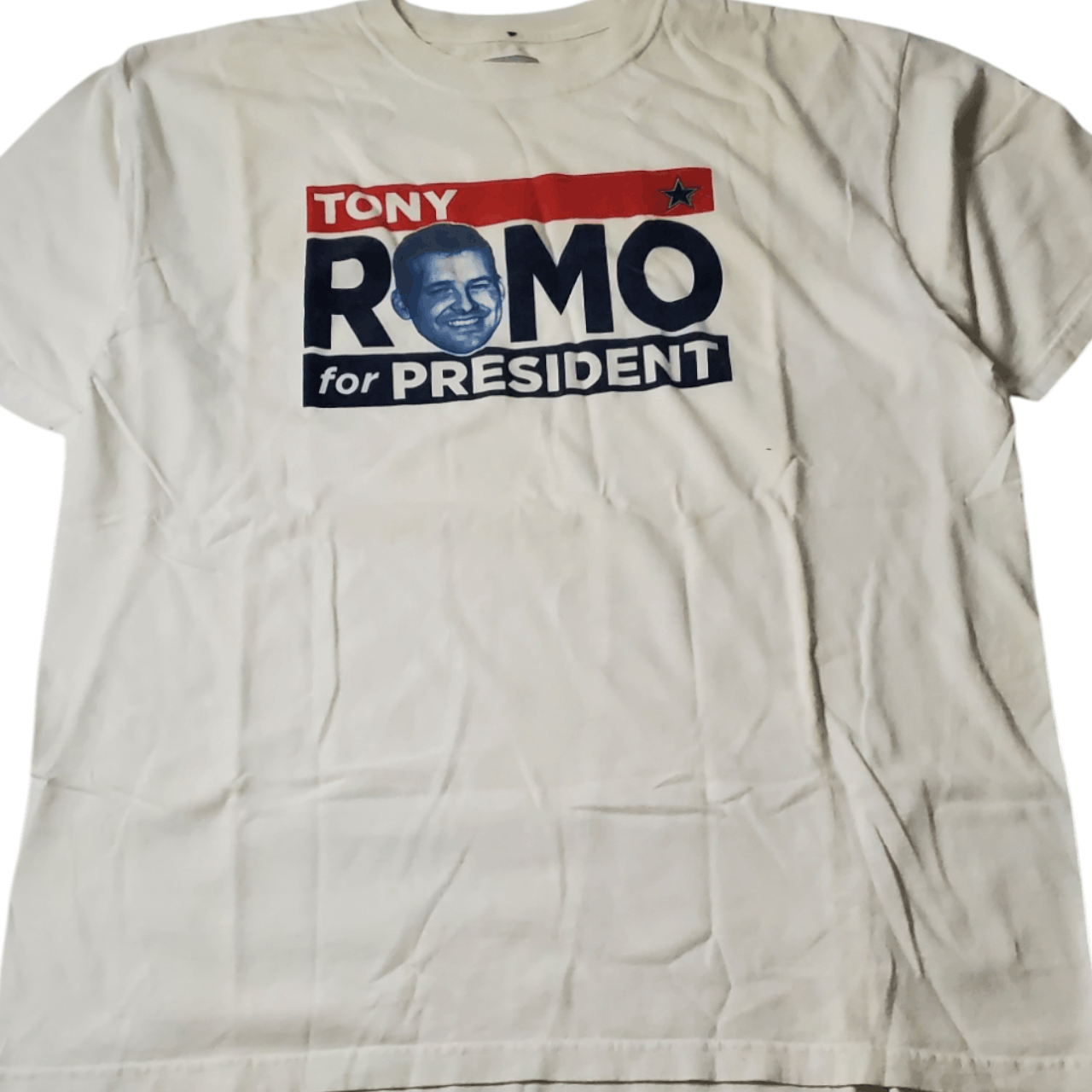 NFL × Reebok Y2K Tony Romo for President T-Shirt Size US L / EU 52-54 / 3 - 2 Thumbnail