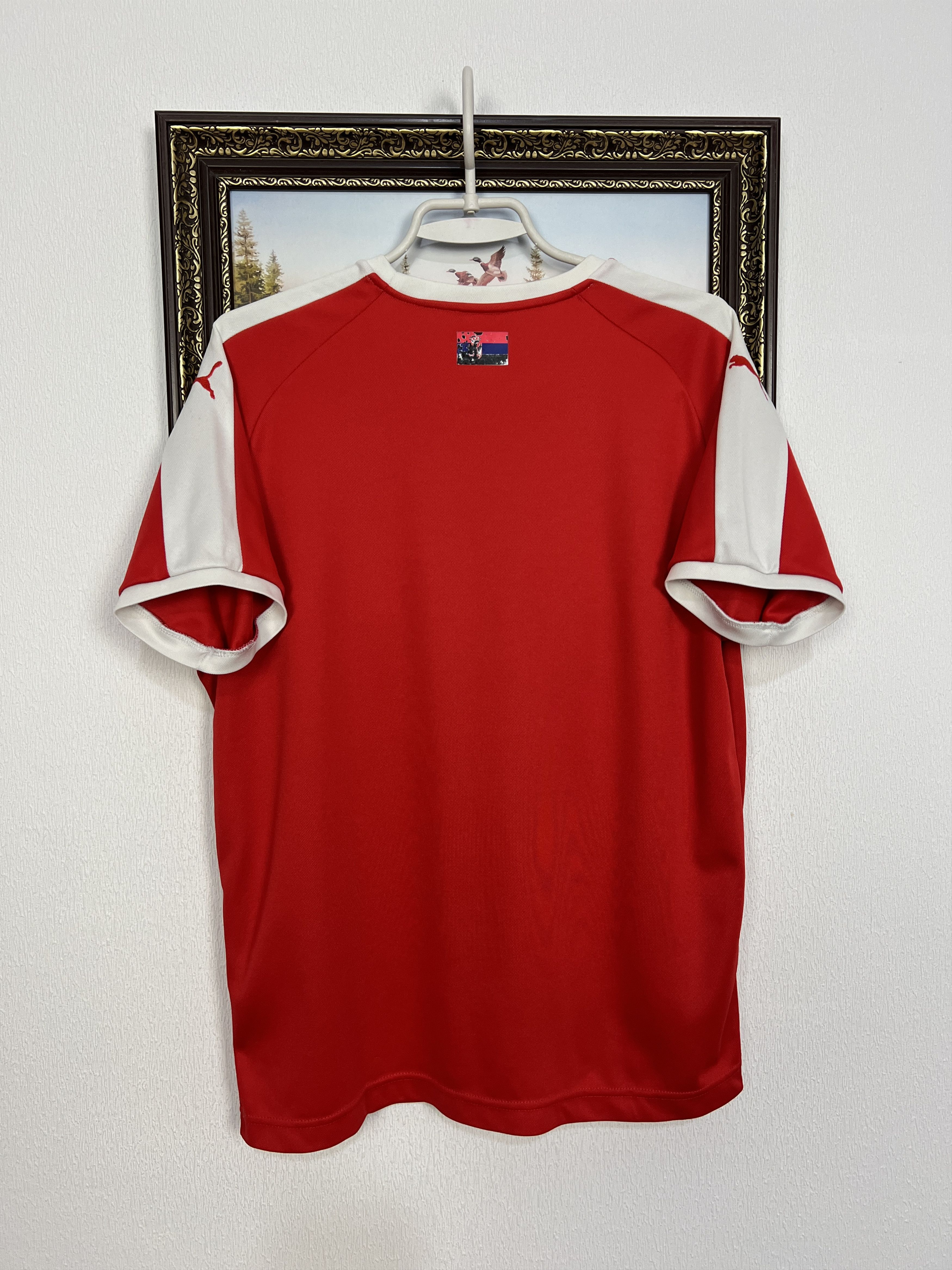 Puma Serbia Home football shirt Soccer Jersey National Trikot Size US M / EU 48-50 / 2 - 8 Thumbnail