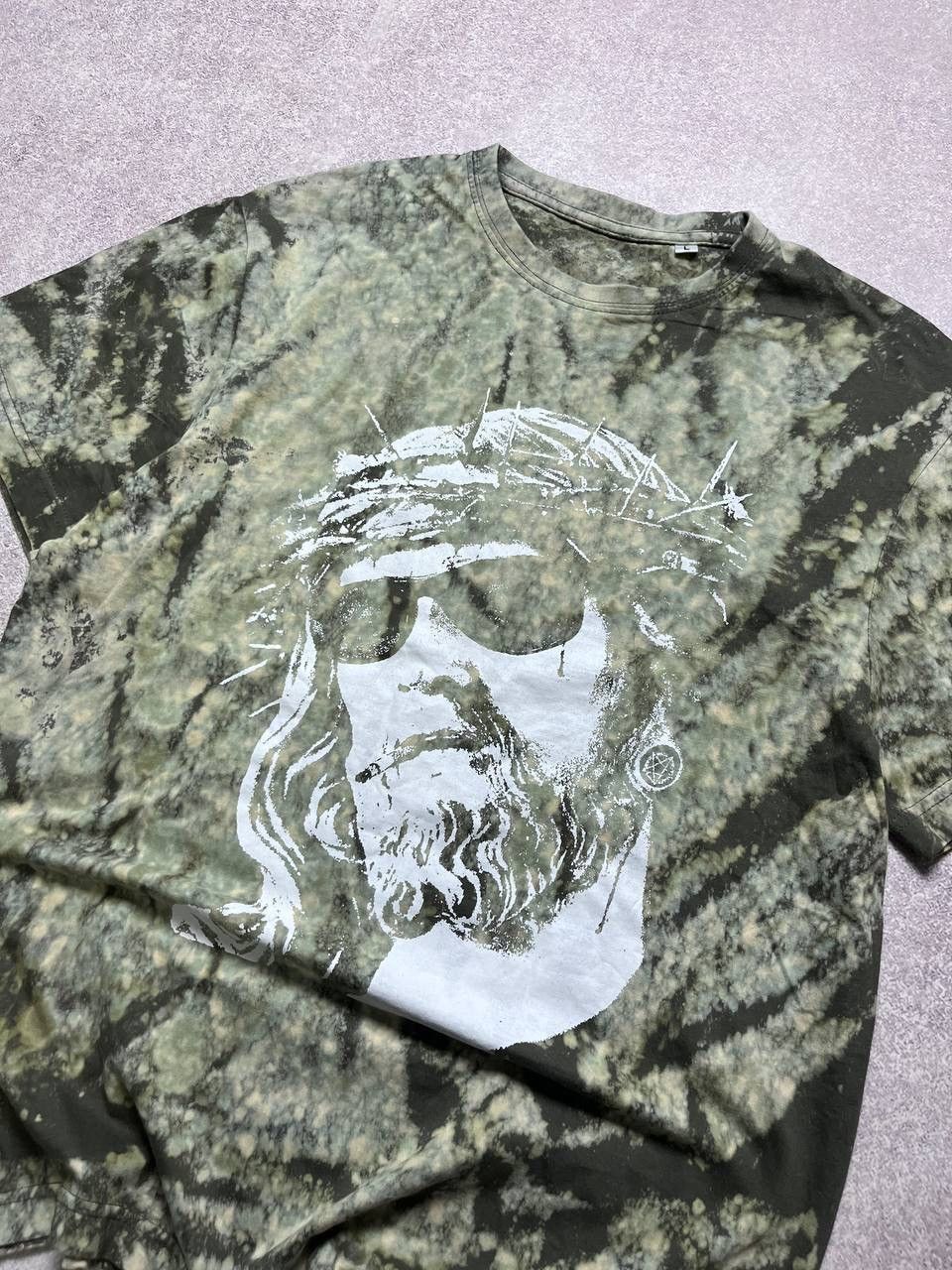 Vintage Vintage Punk Jesus Hippie Boxy T-shirt USA L Size US L / EU 52-54 / 3 - 3 Thumbnail