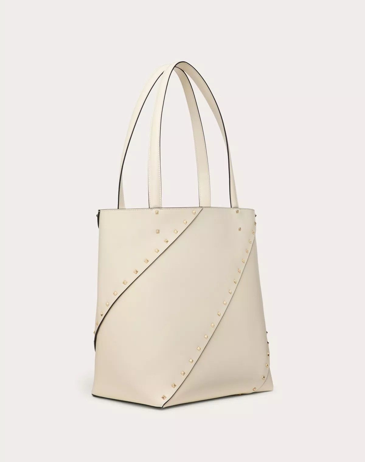 Valentino oc11z0725 Size:OS/ Wispy Shopping Bag In Calfskin in White Size ONE SIZE - 2 Thumbnail