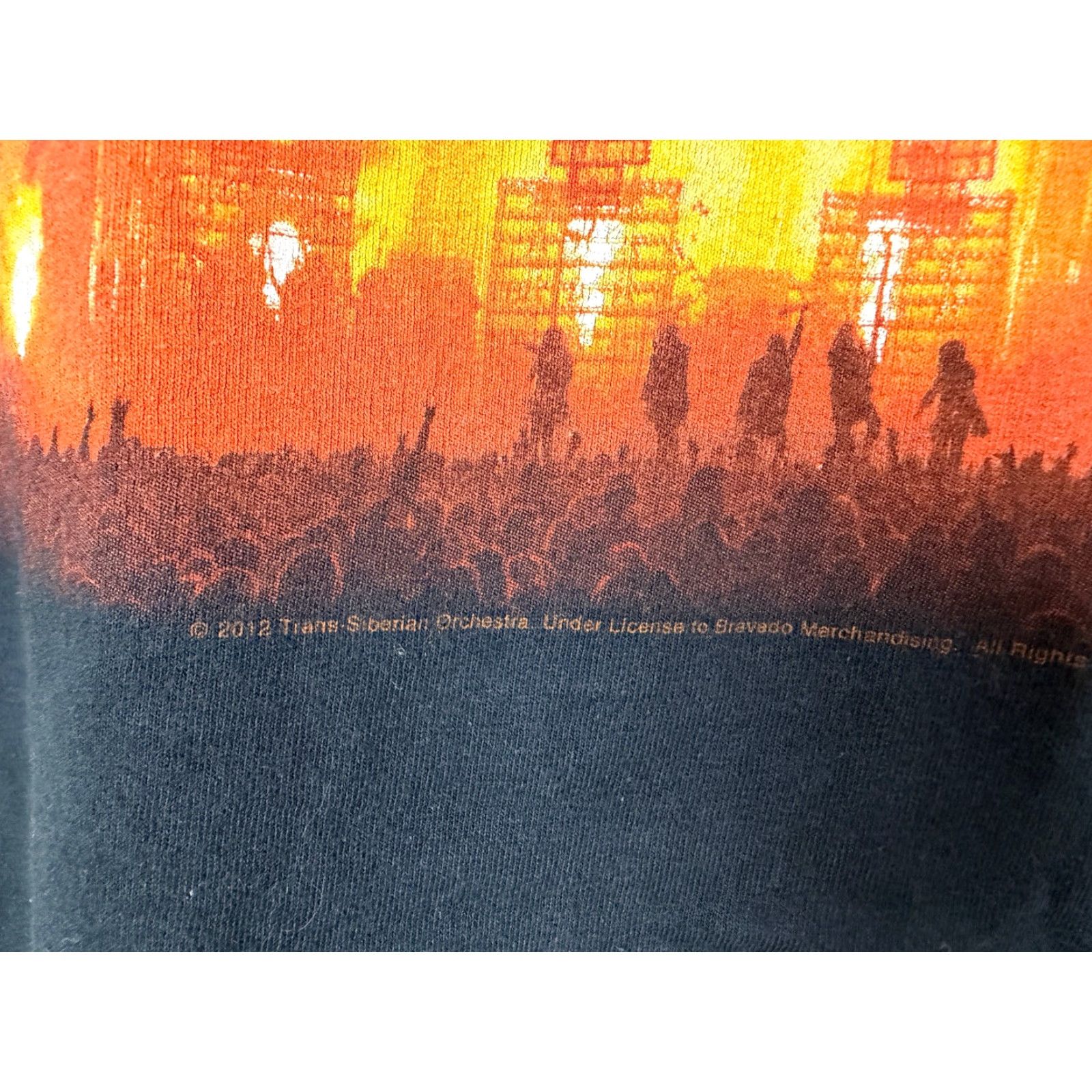 Hanes Trans-Siberian Orchestra Shirt 3XL Hanes Mens T-Shirt Black Christmas Holiday Music Graphic Print Crew Neck Short Sleeve 3XL Size US XXL / EU 58 / 5 - 5 Thumbnail