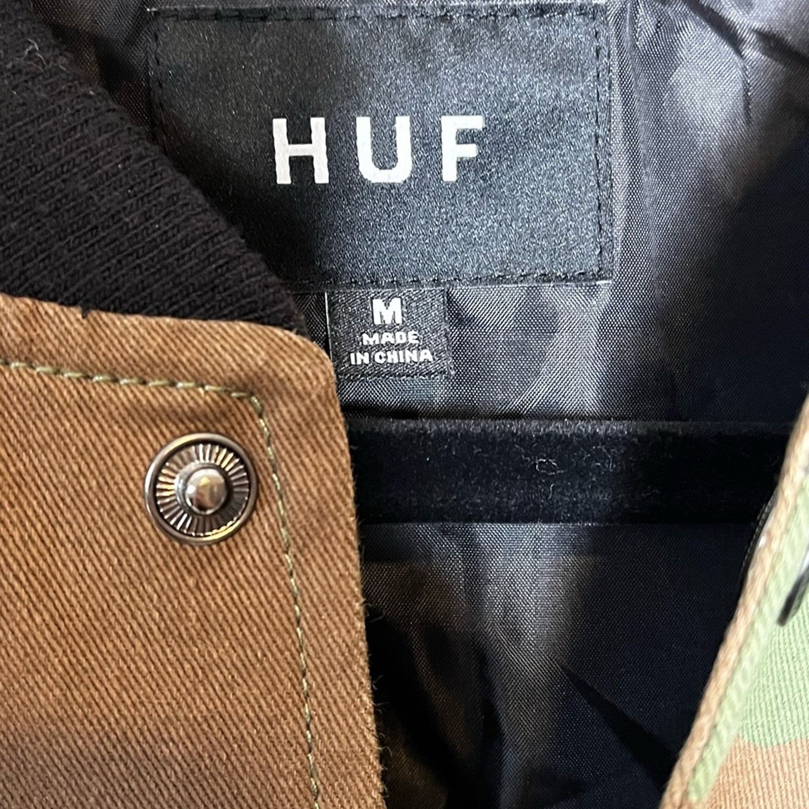 Huf HUF kingston camo bomber jacket embroidered cheetah leopard Size US M / EU 48-50 / 2 - 7 Thumbnail