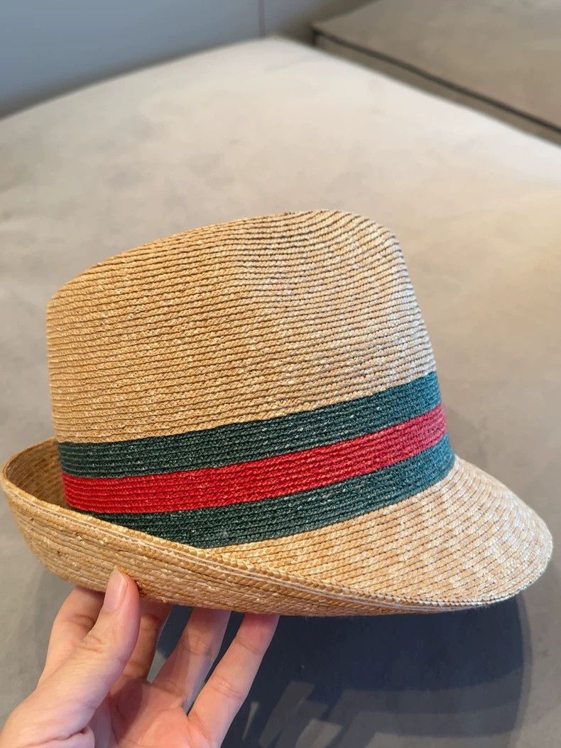 Gucci Gucci Size M Classic little straw hat 2503-Nextarrow Size ONE SIZE - 2 Thumbnail