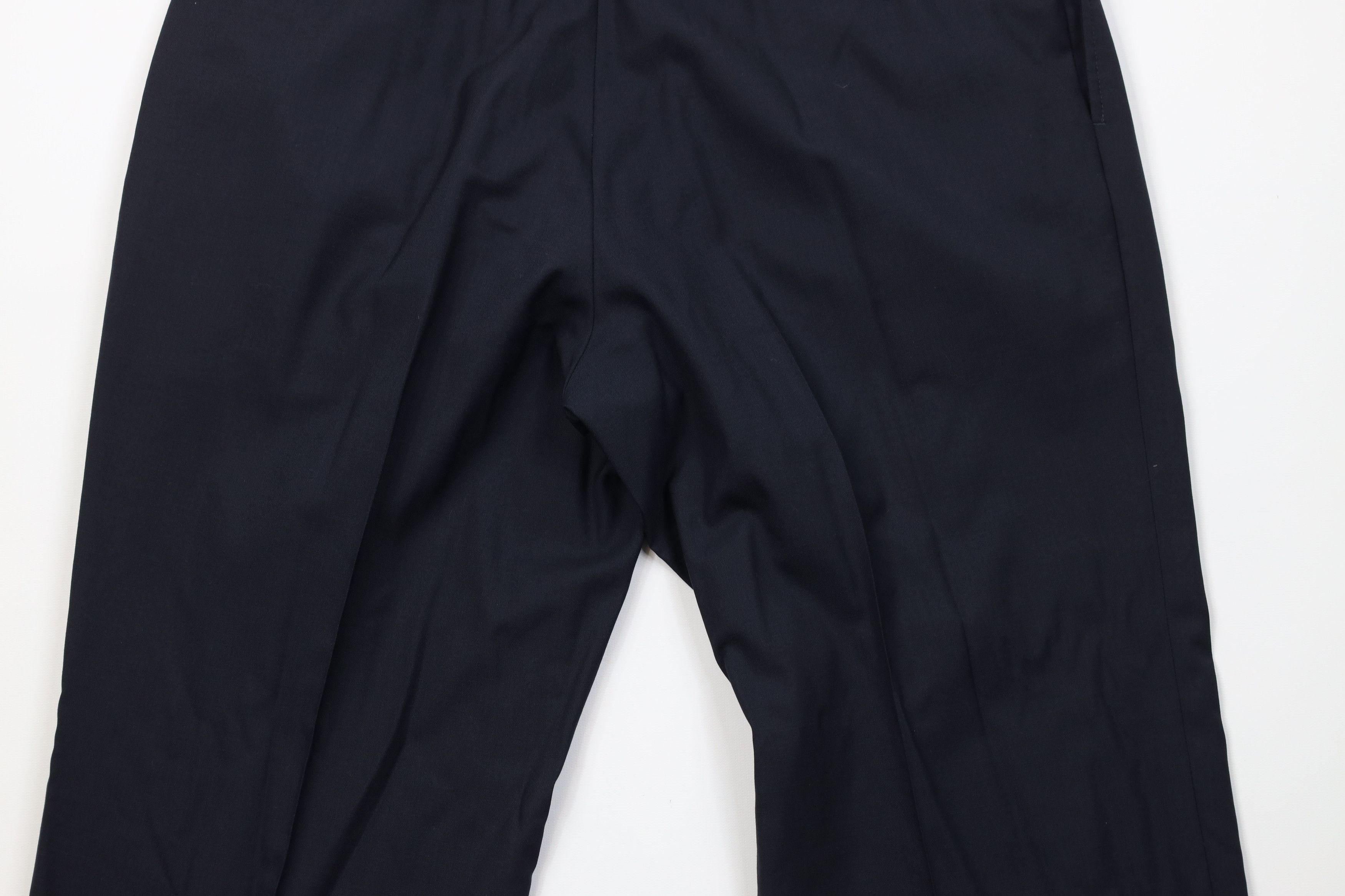 Ralph Lauren Vintage Ralph Lauren Wool Knit Wide Leg Chino Pants Blue Size US 36 / EU 52 - 13 Thumbnail