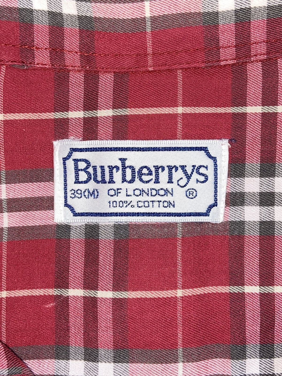 Burberry BURBERRY Red Striped Shirt Size US M / EU 48-50 / 2 - 7 Thumbnail