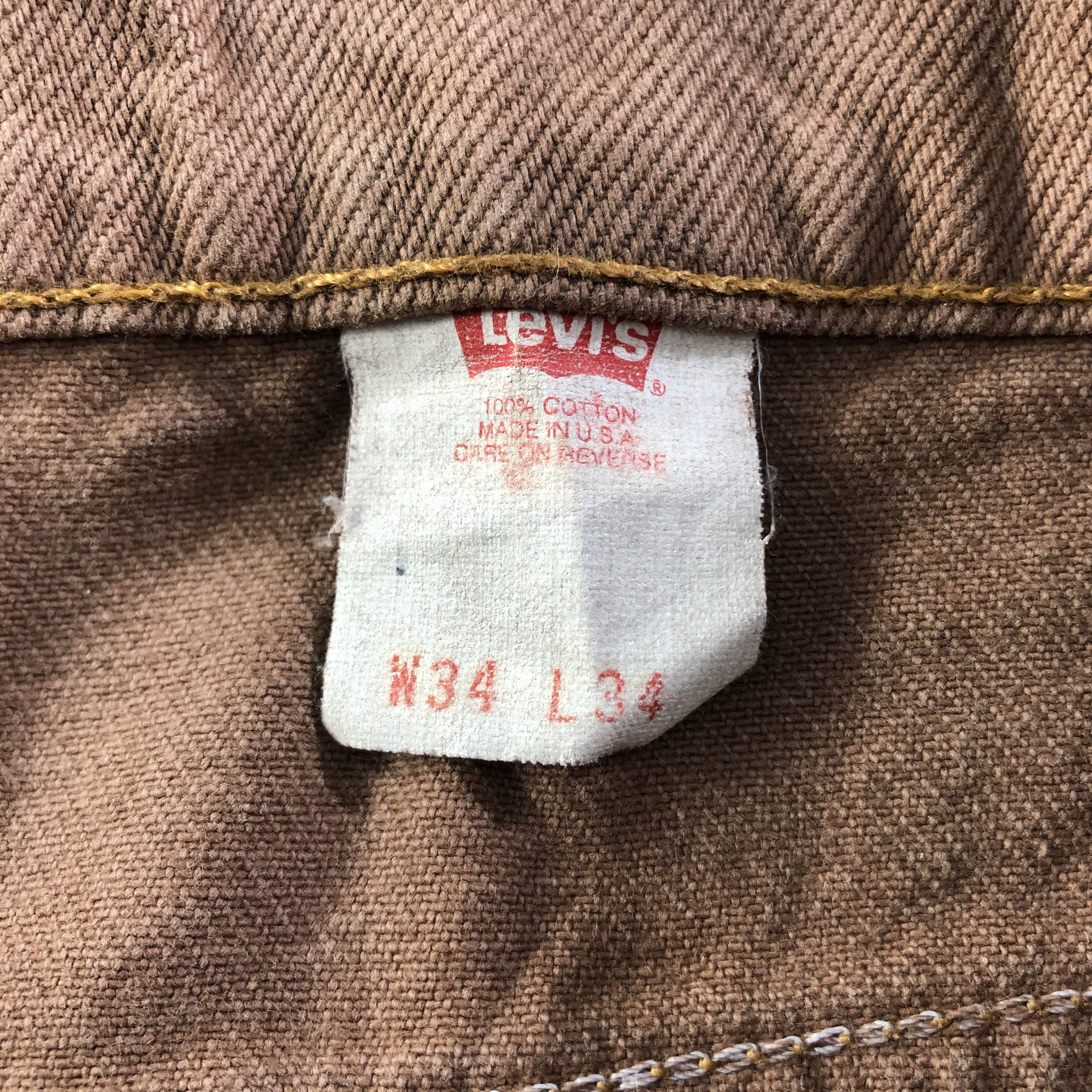 Levi's × Vintage Vintage 90s Levis Jeans-JM3536 Size US 33 - 9 Thumbnail