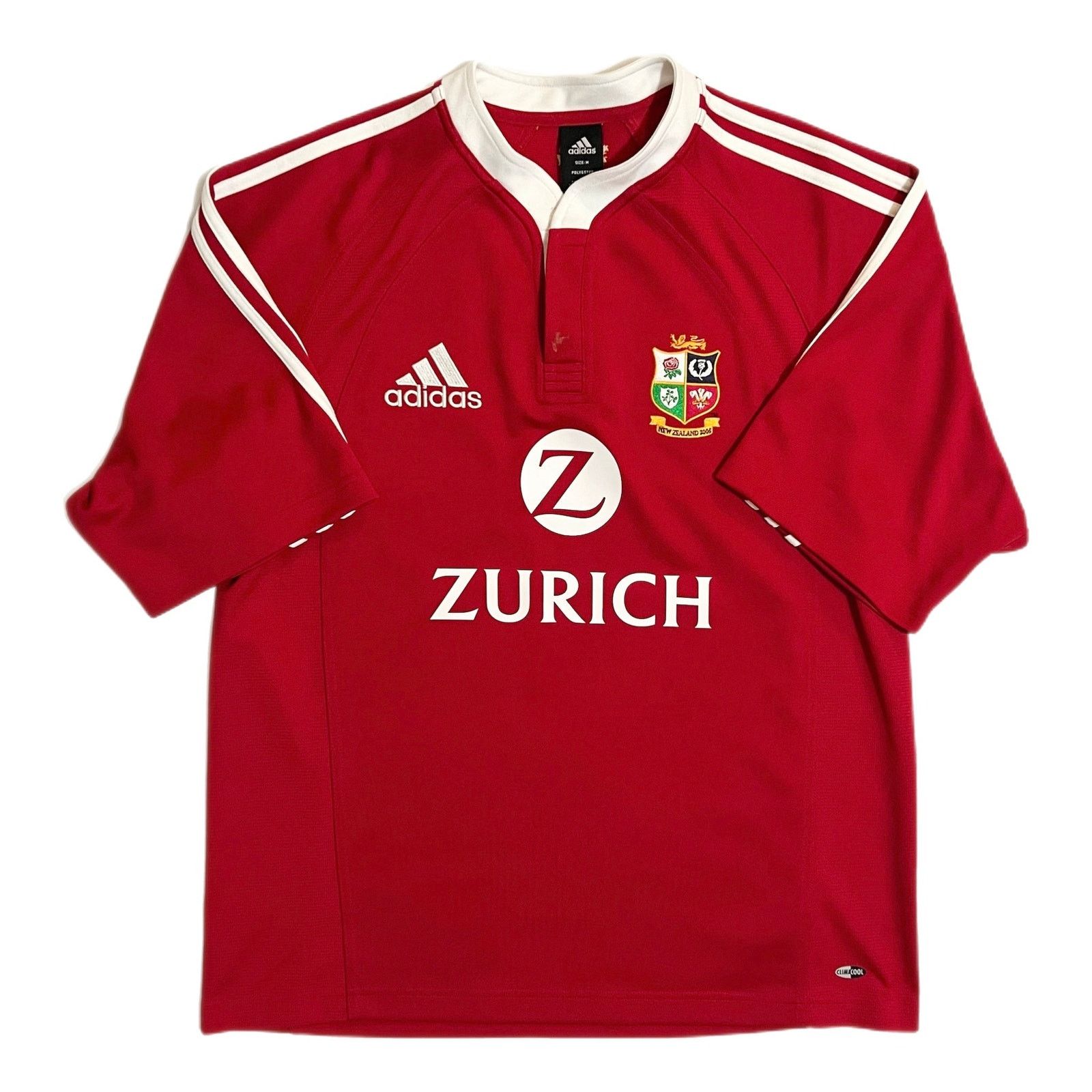 Adidas British & Irish 2005 New Zealand Tour Rugby Jersey - M Size US M / EU 48-50 / 2 - 1 Thumbnail