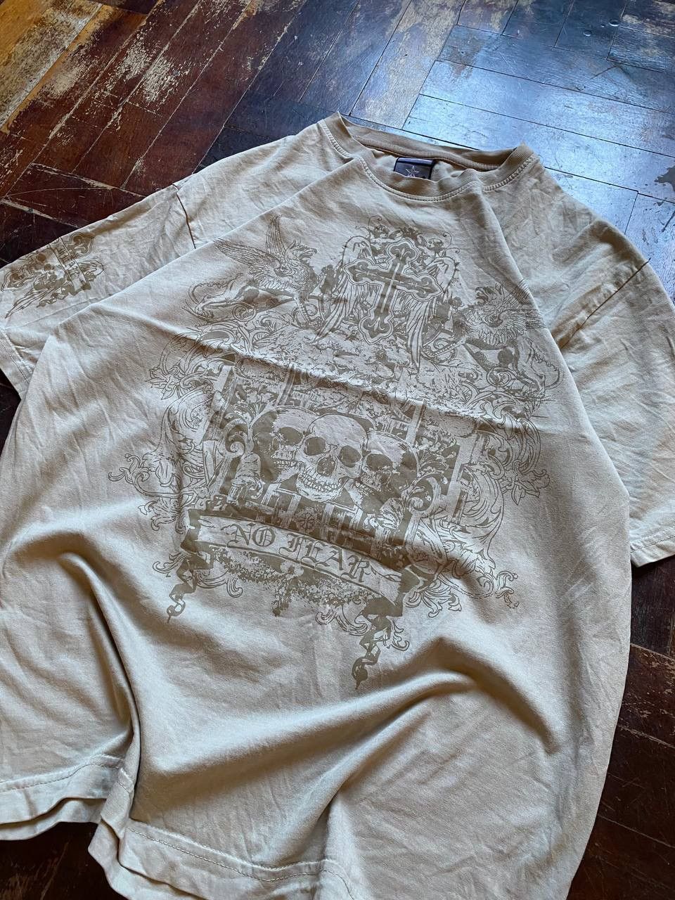 No Fear × Vintage Vintage Opium No Fear Y2K Big Logo Skate Tee Size US XL / EU 56 / 4 - 2 Thumbnail