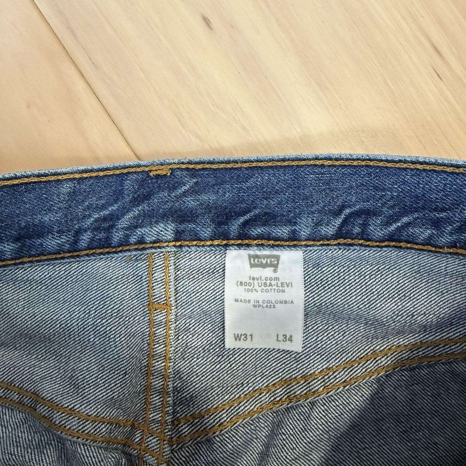 Levi's Vintage Levis 501 Jeans 30 Blue Dark Wash Straight Denim Size US 30 / EU 46 - 5 Thumbnail