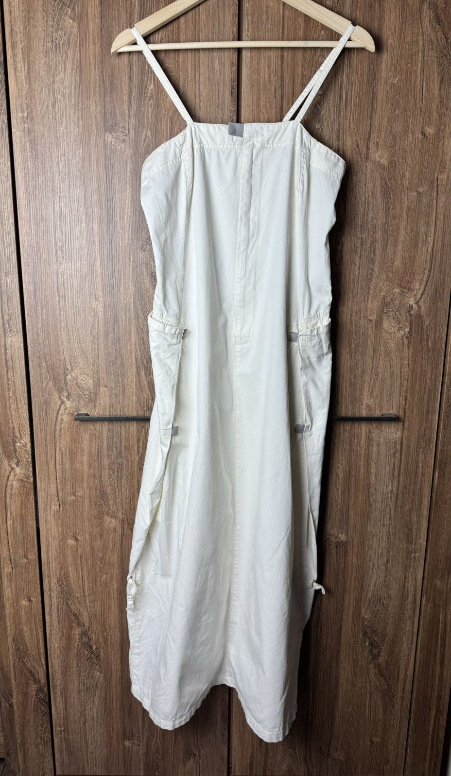 Japanese Brand × Vintage Women's Vintage Dress White Marithé + François Girbaud Size L / US 10 / IT 46 - 2 Thumbnail
