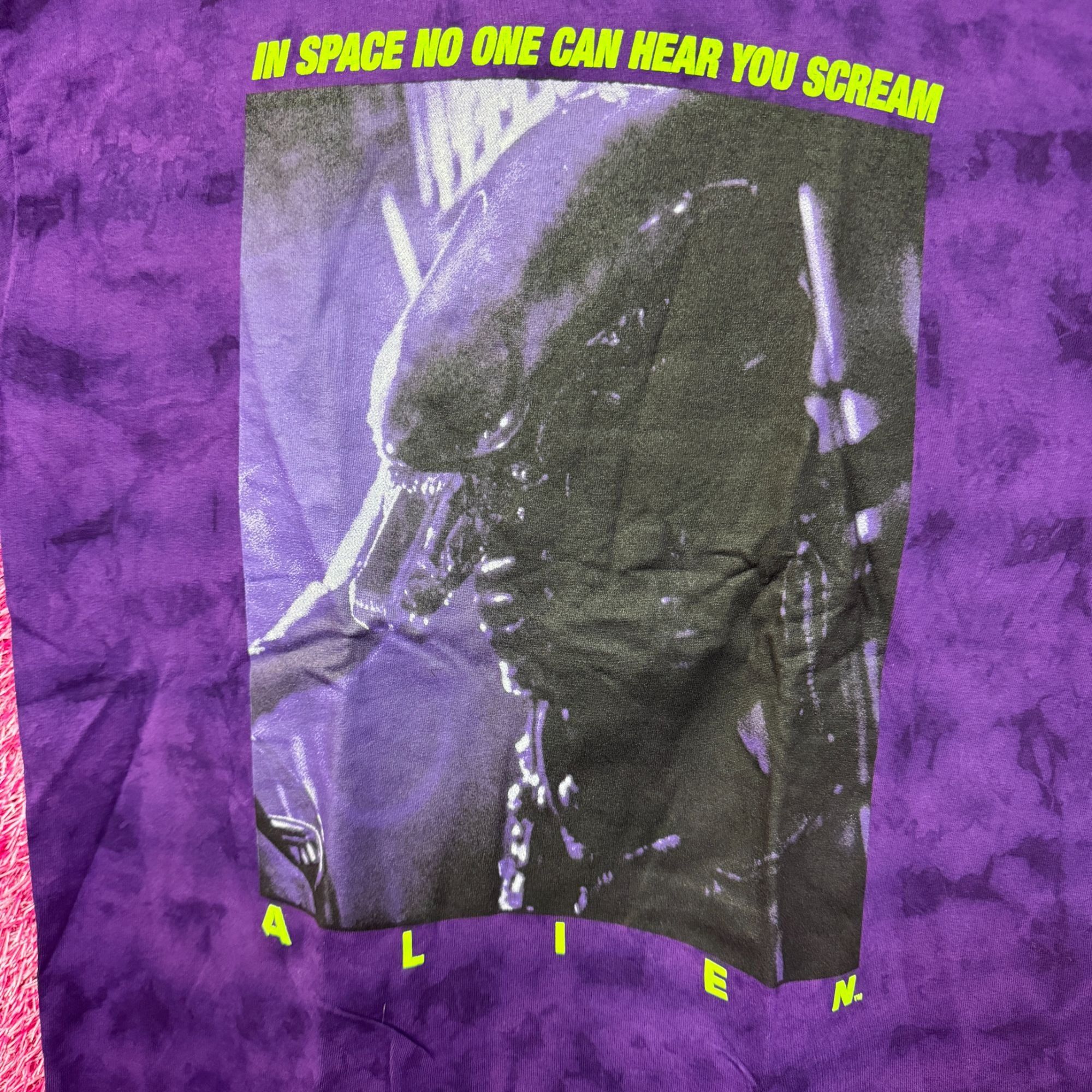 Other Alien Xenomorph Space No One Can Hear You Scream Tie Dye M Size US M / EU 48-50 / 2 - 2 Thumbnail