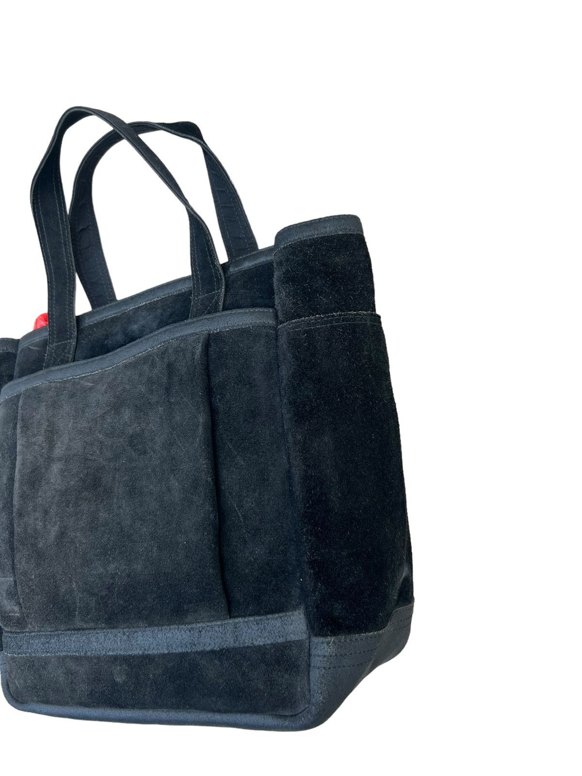 Leather Porter Yoshida Japan Black Suede Leather Tote Bag Size ONE SIZE - 7 Thumbnail