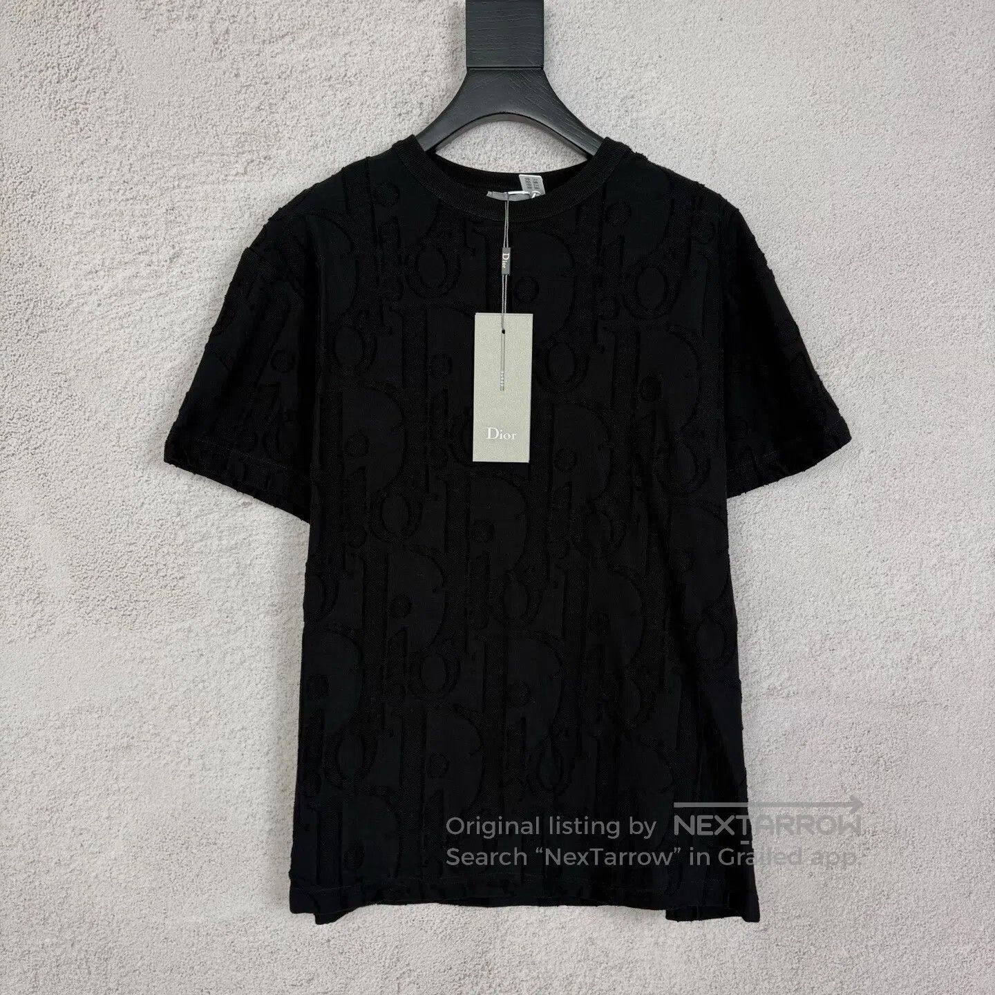 Dior Dior 26 New Full-Relief Embroidered Logo Plain Knit Short Size US S / EU 44-46 / 1 - 1 Thumbnail