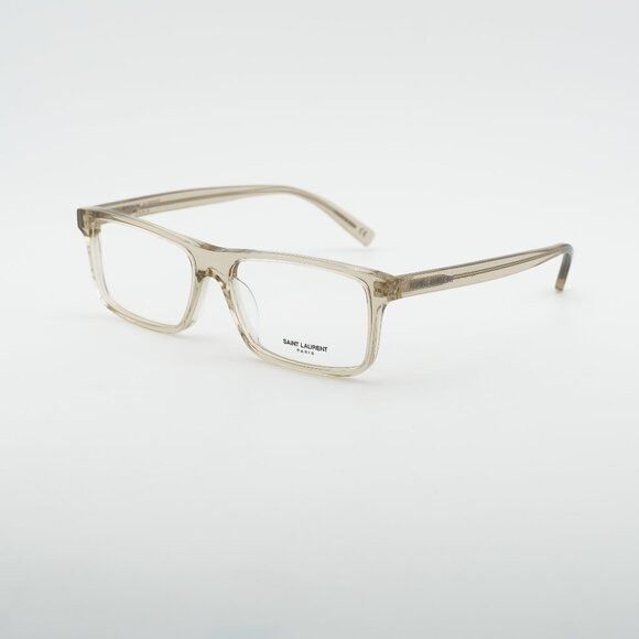 Saint Laurent Paris Saint Laurent SL483 003 Rectangle Eyeglasses Transparent Size ONE SIZE - 1 Thumbnail