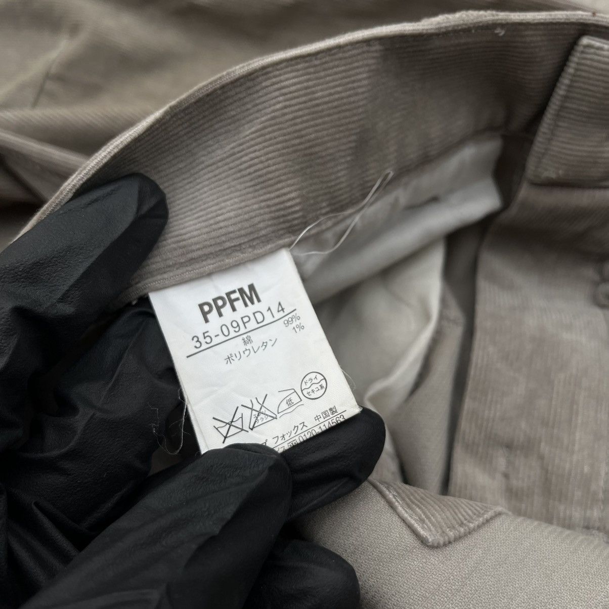 PPFM PPFM J Cut Curve Corduroy Pants Size US 32 / EU 48 - 8 Thumbnail