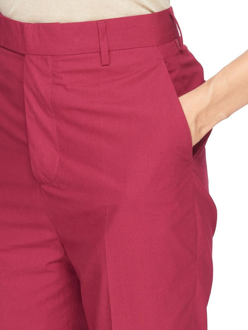 Rick Owens o1y0126 Casual Pant in Magenta Size 28" / US 6 / IT 42 - 6 Thumbnail