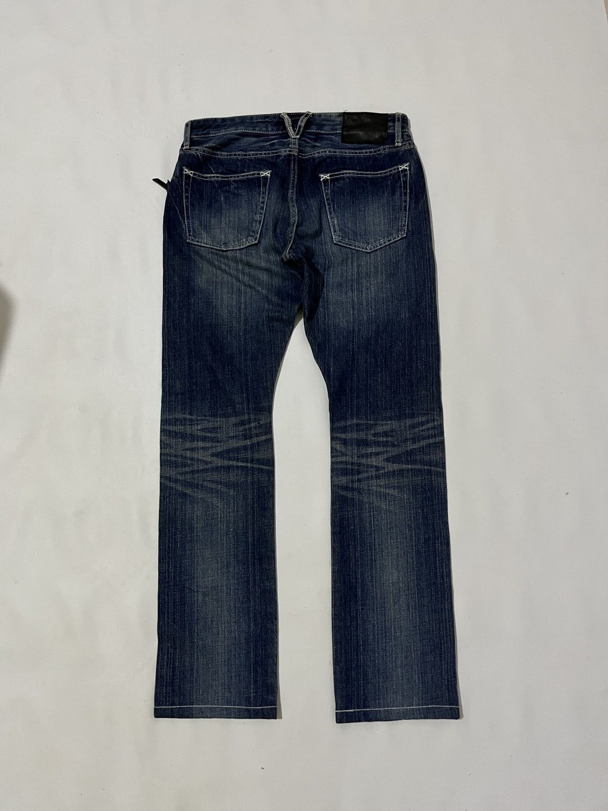 Japanese Brand Vanquish Japan Clawmark multi zip jeans Size US 30 / EU 46 - 2 Thumbnail