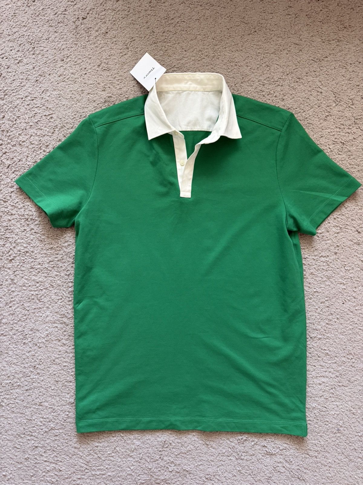 Theory THEORY GREEN POLO SHIRT Size US M / EU 48-50 / 2 - 10 Thumbnail