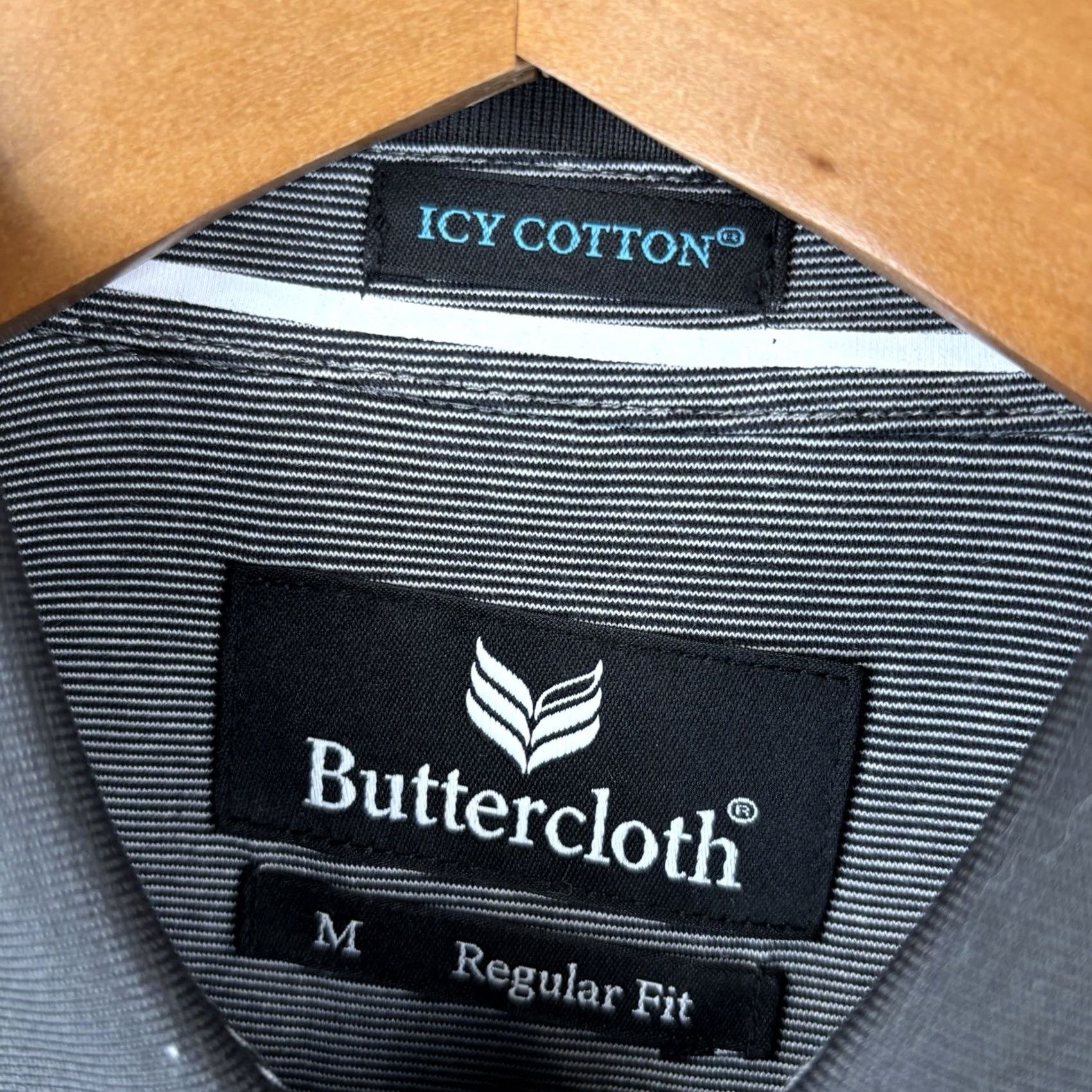 Vintage Butter Cloth Polo Shirt Men M Charcoal Gray Knit Short Sleeve Regular Fit Golf Size US M / EU 48-50 / 2 - 3 Thumbnail