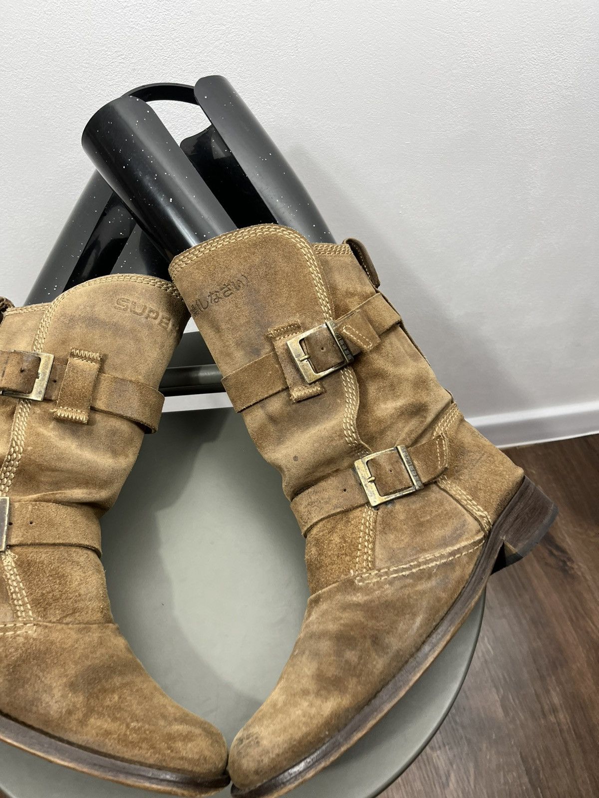 Superdry Superdry distressed suede buckle boots in brown Size US 9 / IT 39 - 2 Thumbnail