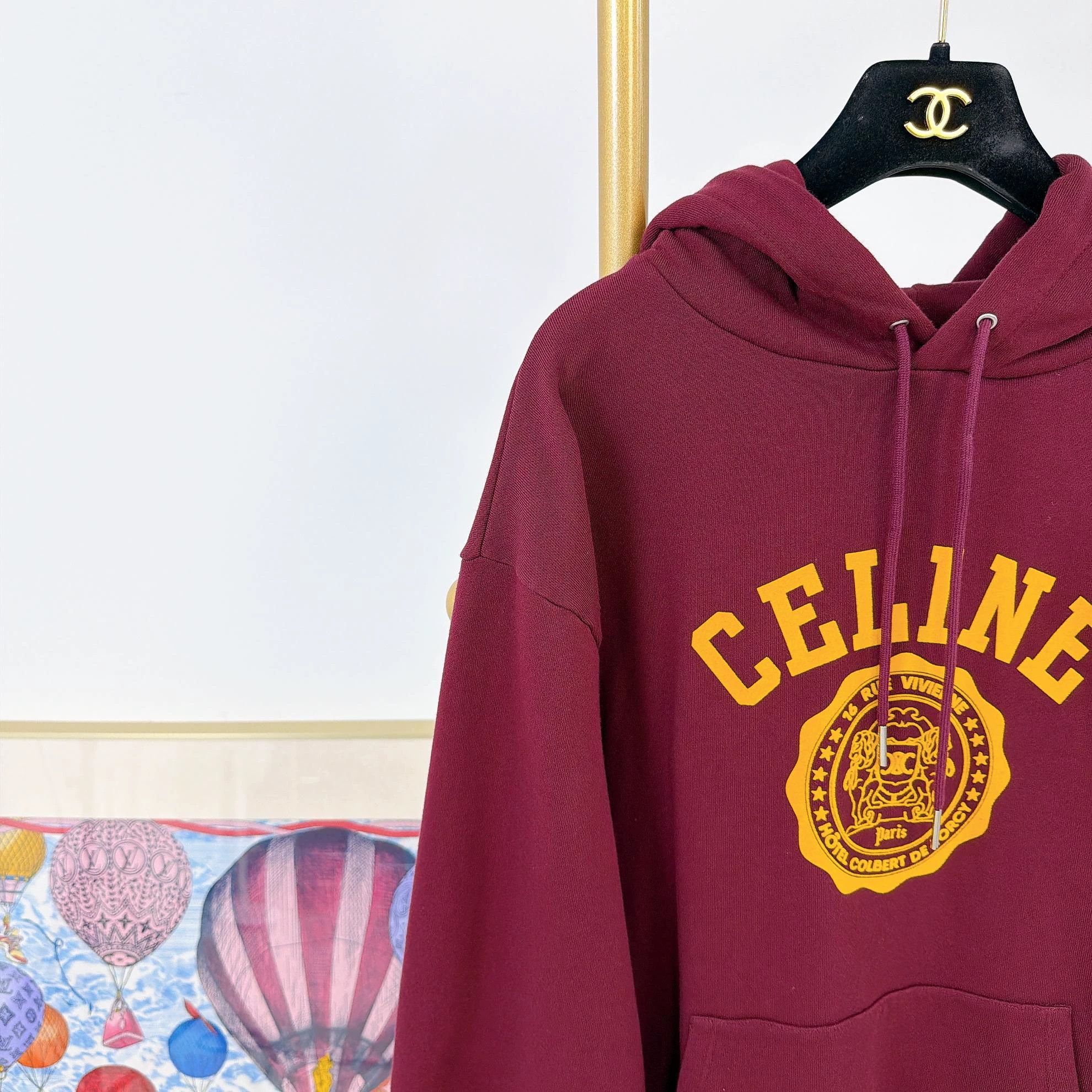 Celine Celine Red Hoodie M new with tags 4367 Size M / US 6-8 / IT 42-44 - 3 Thumbnail