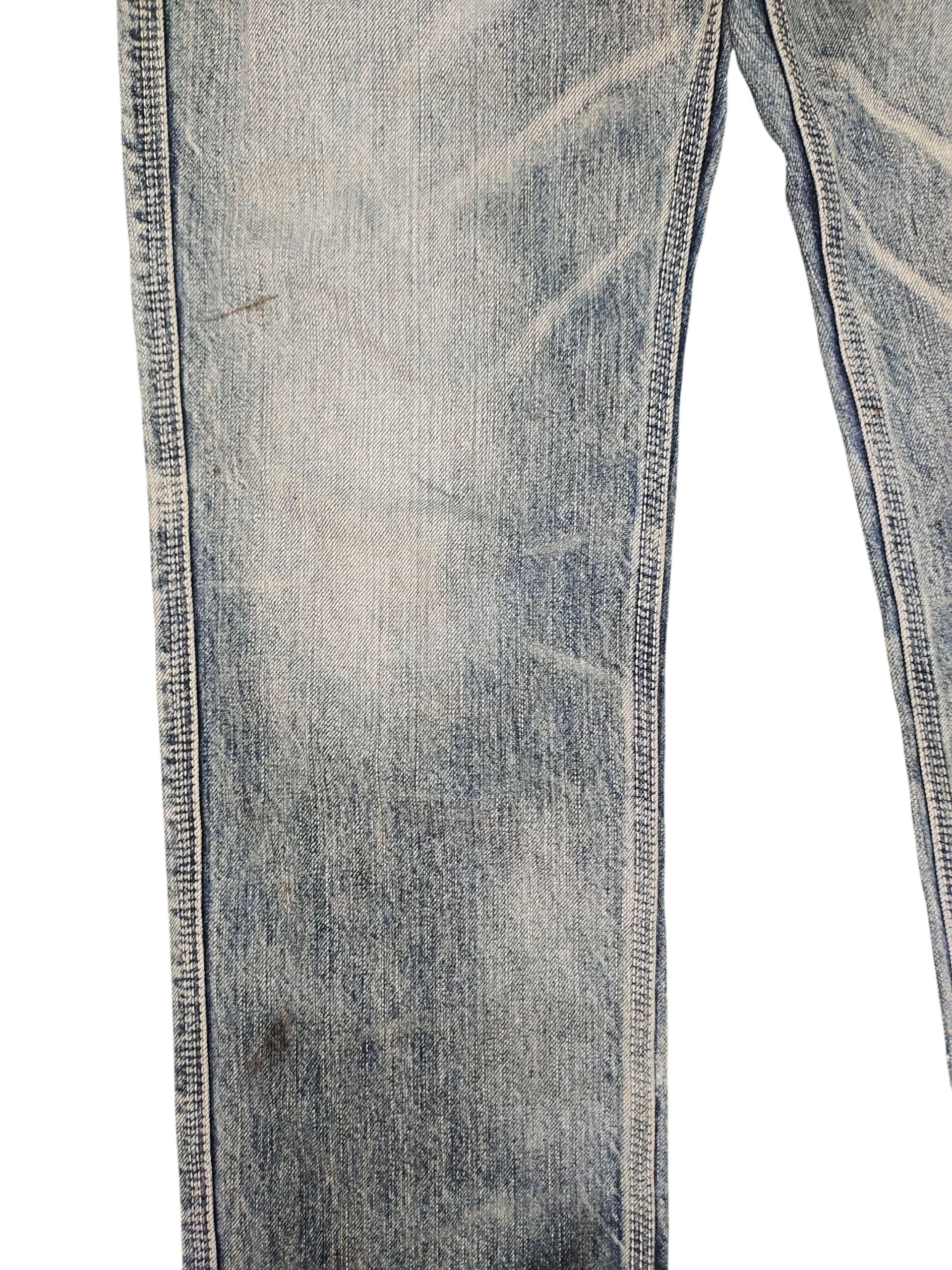 Kapital Vintage Blueway Japan Clawmark Distress Denim Jeans Size US 31 - 4 Thumbnail
