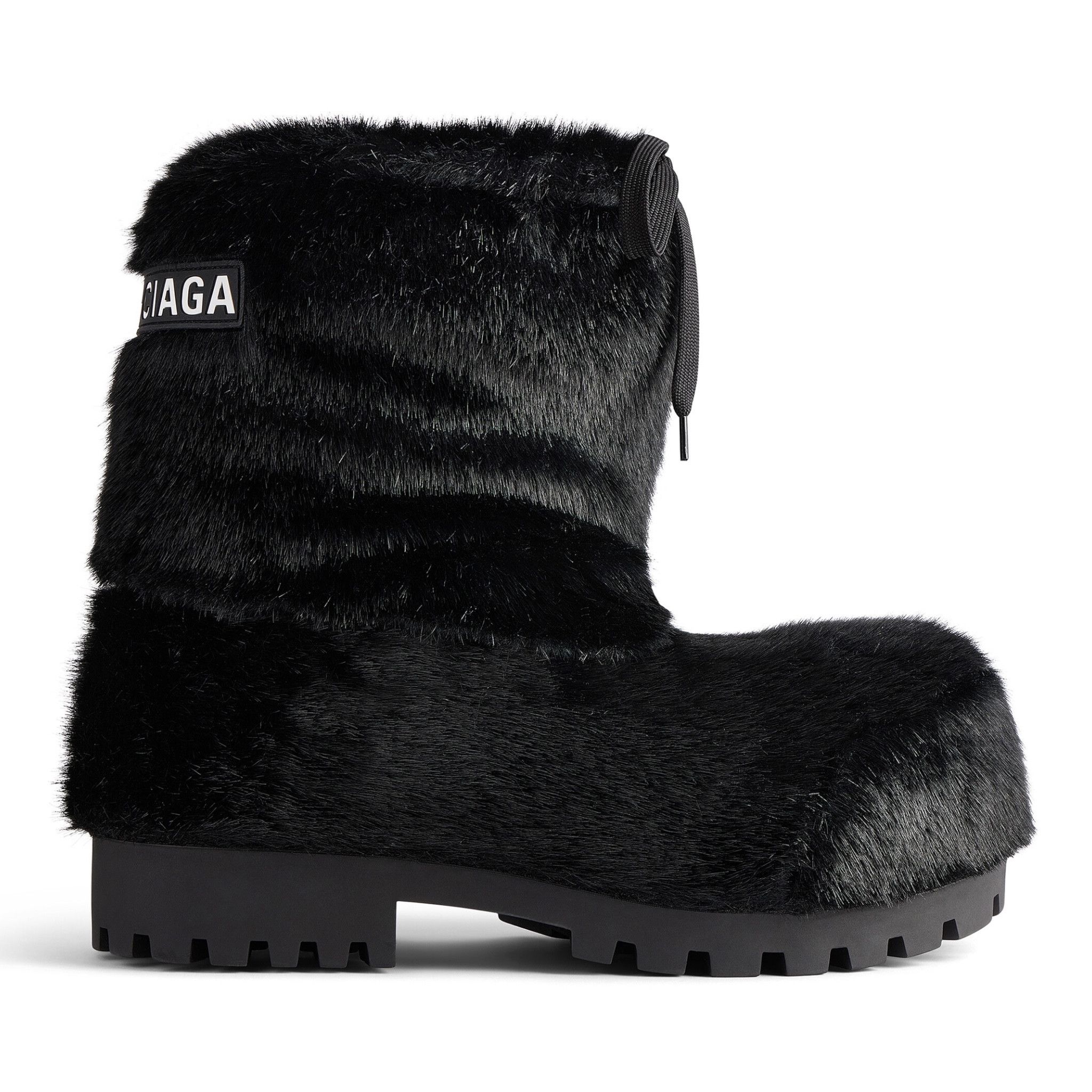Balenciaga Alaska Boot Fur Black White Size US 8 / EU 41 - 1 Thumbnail