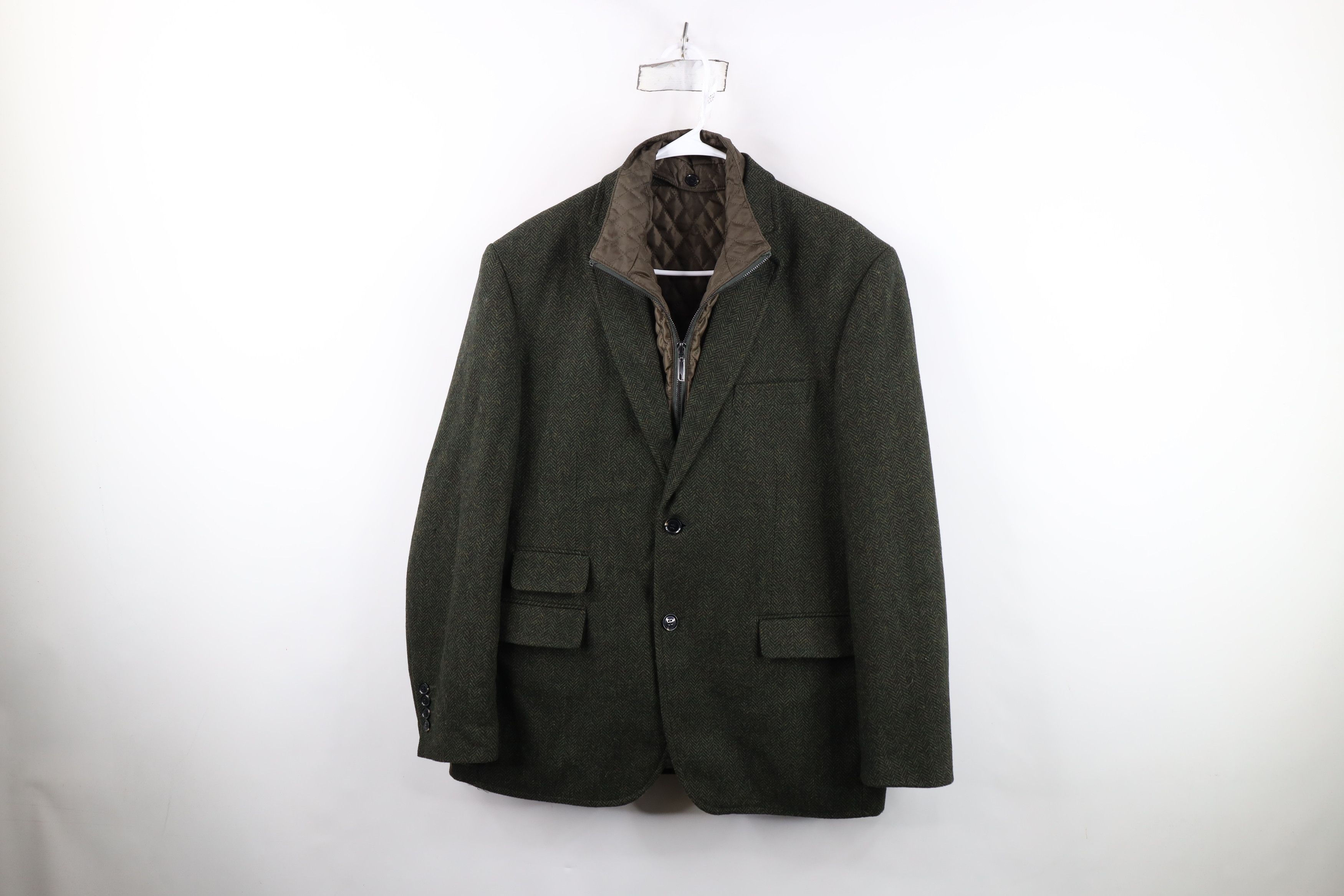 Vintage Vintage Streetwear Lined Bib Blazer Suit Coat Jacket Size US XXL / EU 58 / 5 - 1 Thumbnail