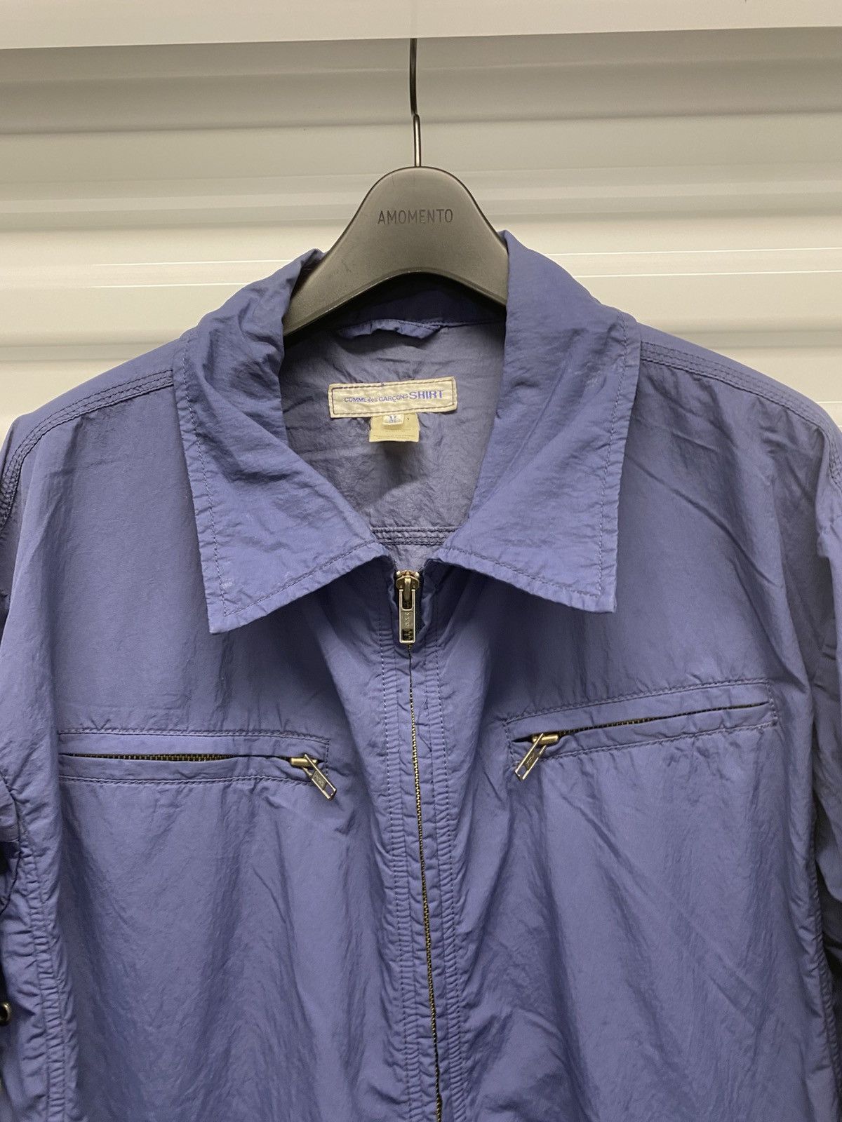 Nylon Comme des Garçon SHIRT Zip Shirt Jacket
