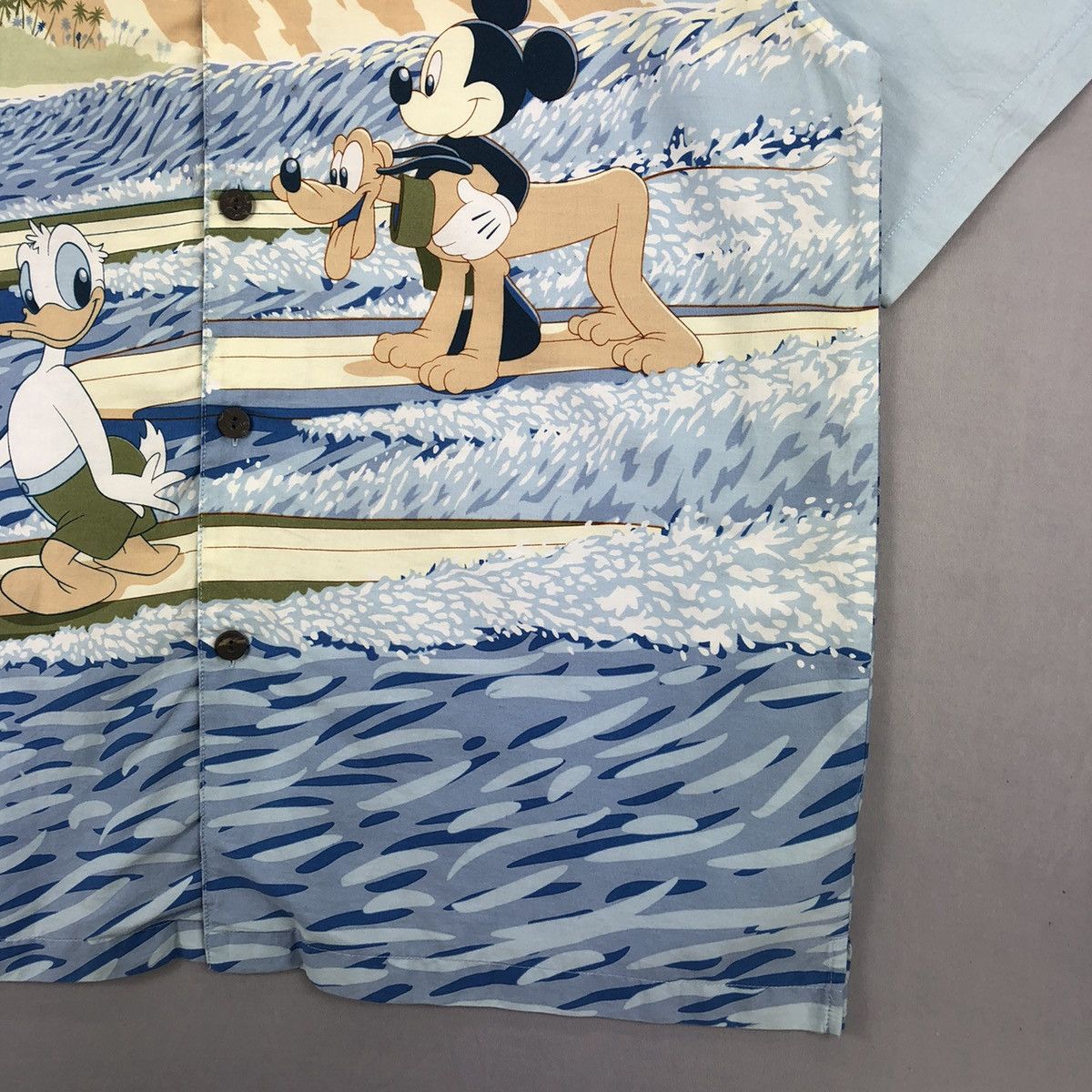 Disney Vintage Disney Hawaiian Shirt Surfing Size US XL / EU 56 / 4 - 3 Thumbnail