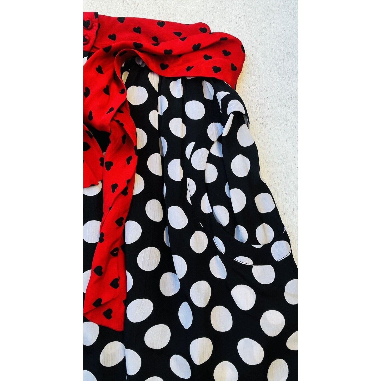 Diesel Diesel Women's 0-MARCIL Skirt Hearts & Polka Dots Print Pock Size 25" / US 0 / IT 36 - 11 Thumbnail