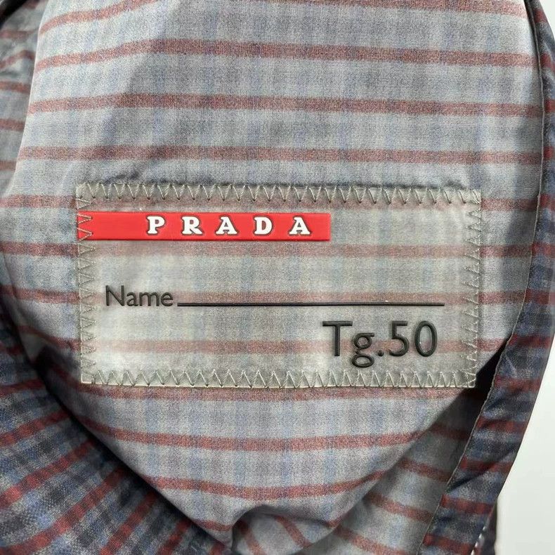 Prada Prada Thousand-bird check zipper jacket 2501-Nextarrow Size US M / EU 48-50 / 2 - 6 Thumbnail