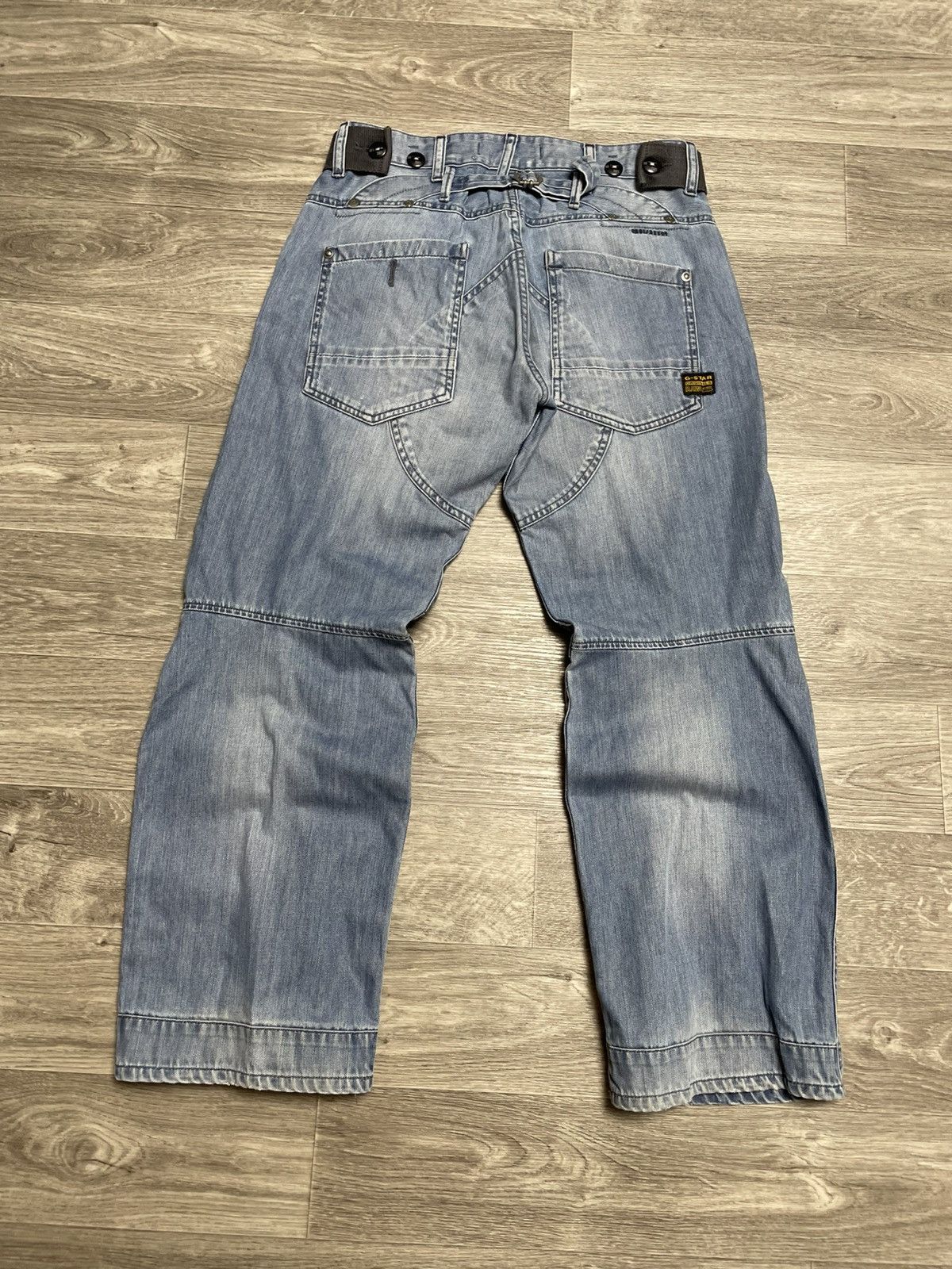 G-Star 32/30 Vintage G-Star Raw SE 5204/3301 Cargo Elwood Jeans Size US 32 / EU 48 - 2 Thumbnail