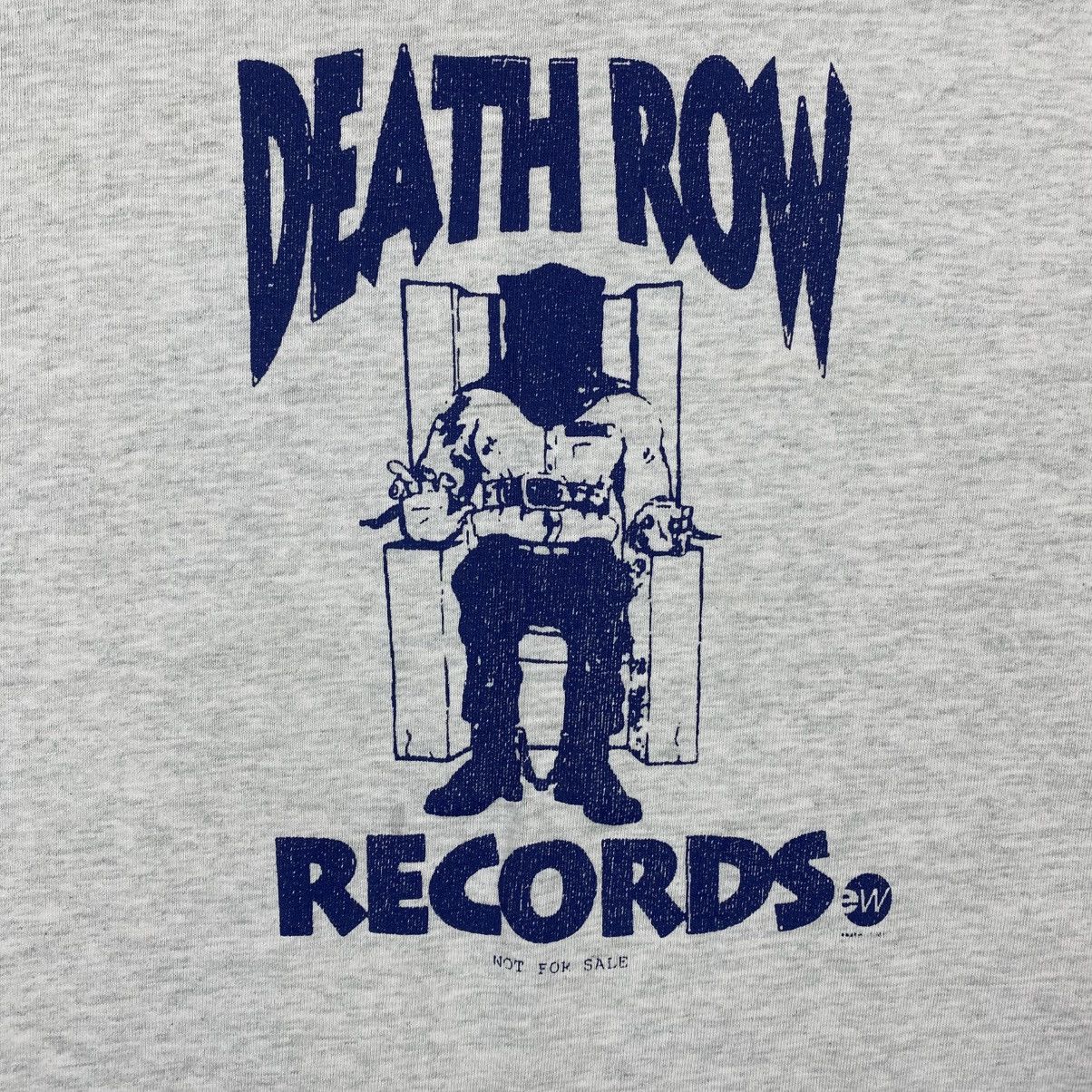 Death Row Records Vintage 90's DEATH ROW RECORDS Staff Distressed Hip-Hop Tee Size US XL / EU 56 / 4 - 3 Thumbnail