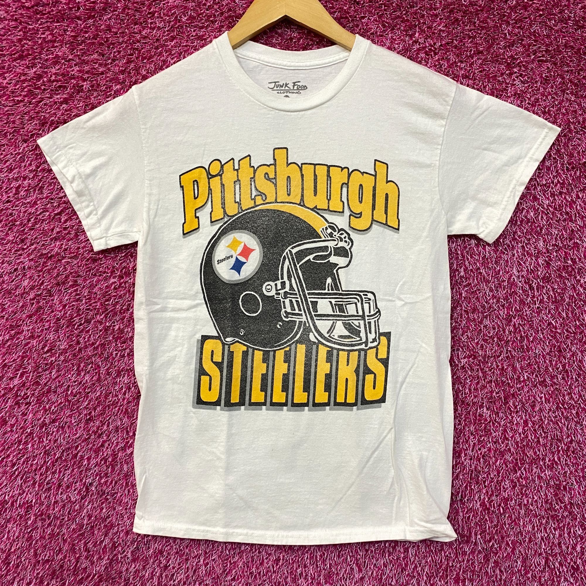 Junk Food Junk Food Pittsburgh Steelers Football Helmet Logo T-Shirt X Size US XS / EU 42 / 0 - 1 Thumbnail