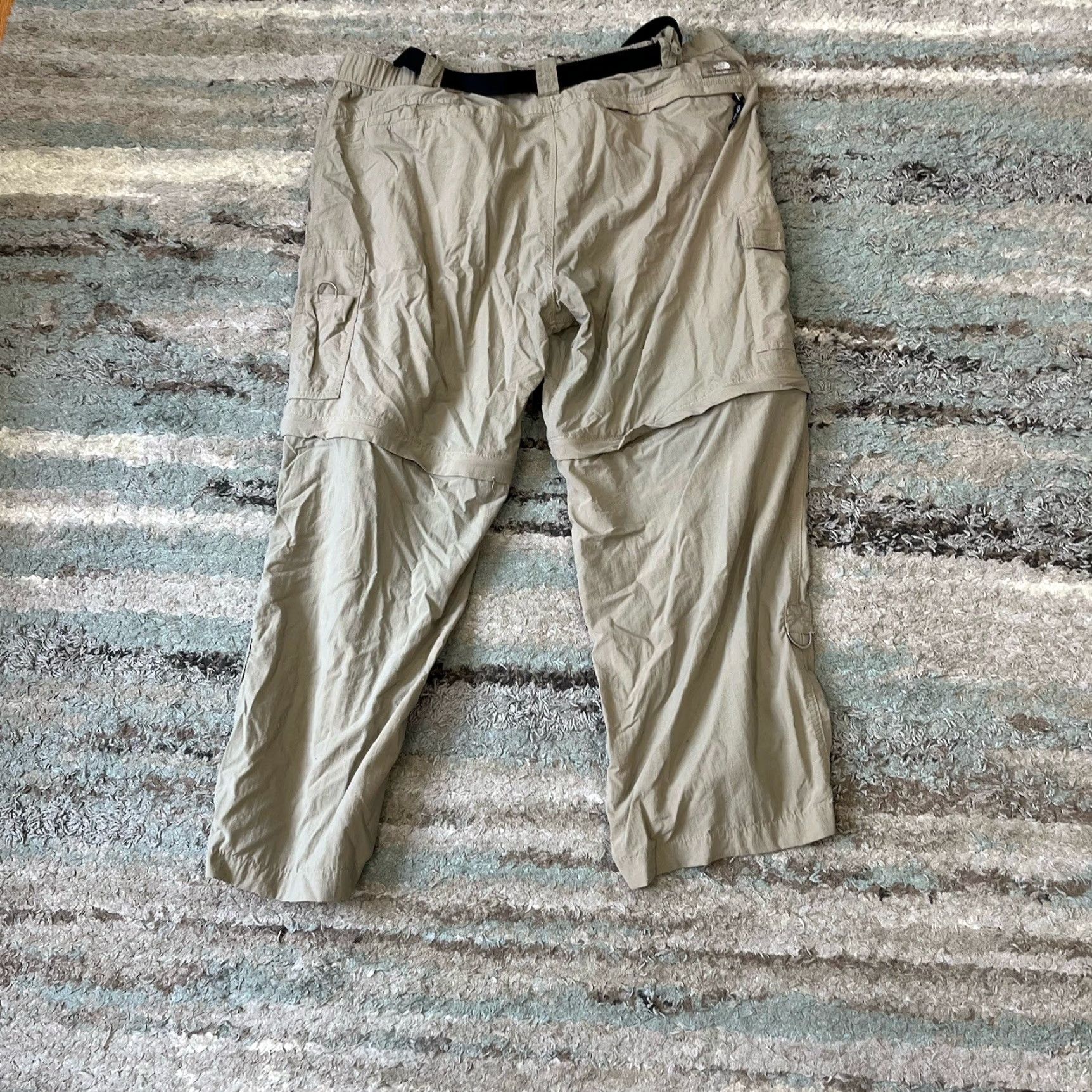 The North Face The North Face Cargo Pants Mens XL Beige Convertible Nylon Hiking Size US 36 / EU 52 - 2 Thumbnail