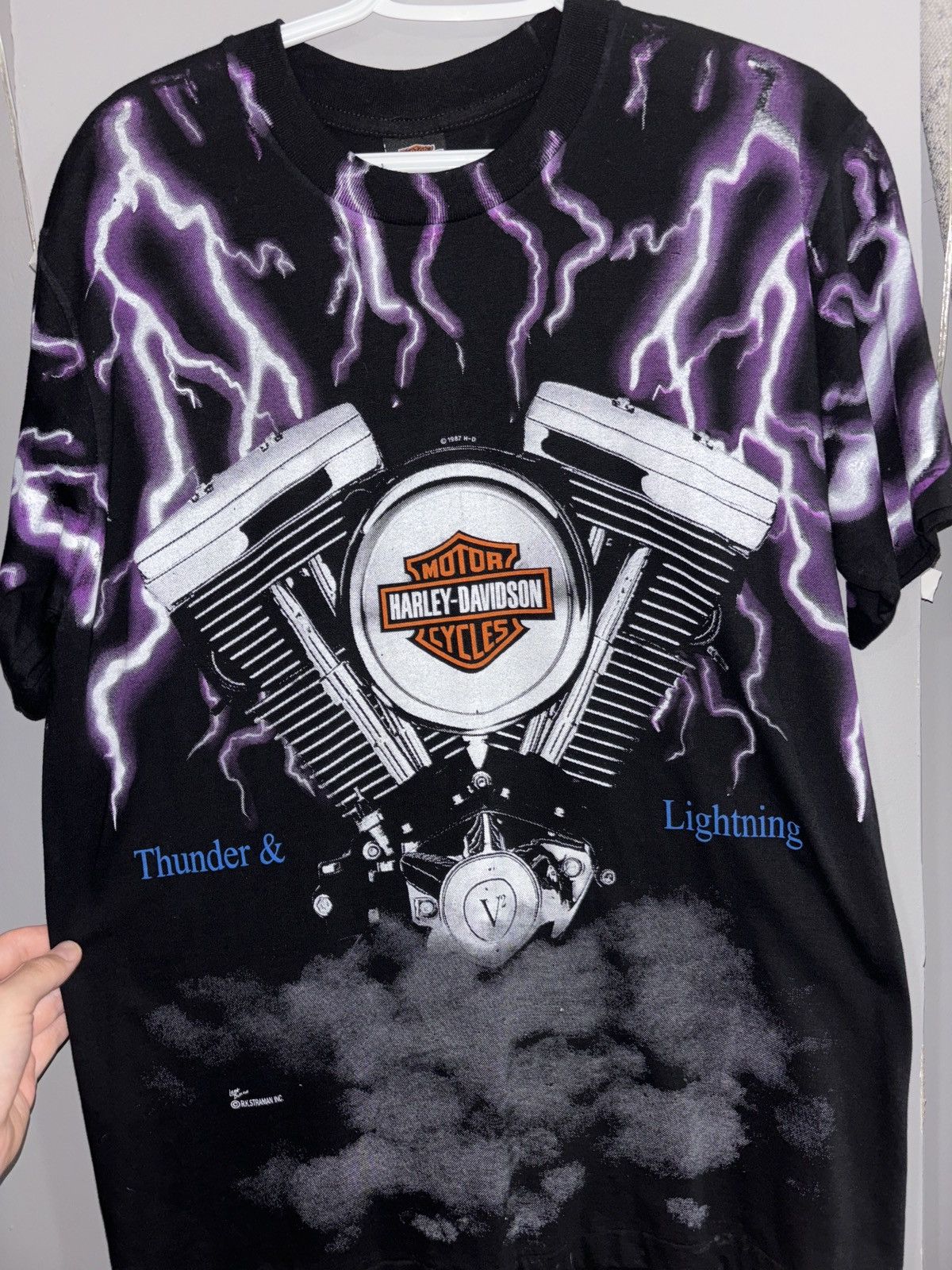 Harley Davidson vintage Lightning Harley Davidson shirt Size US L / EU 52-54 / 3 - 2 Thumbnail