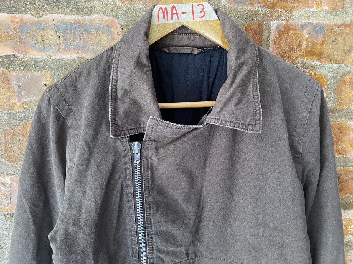 Maison Margiela AW2006 Asymmetrical Cafe racer Double collar Jacket Size US S / EU 44-46 / 1 - 6 Thumbnail