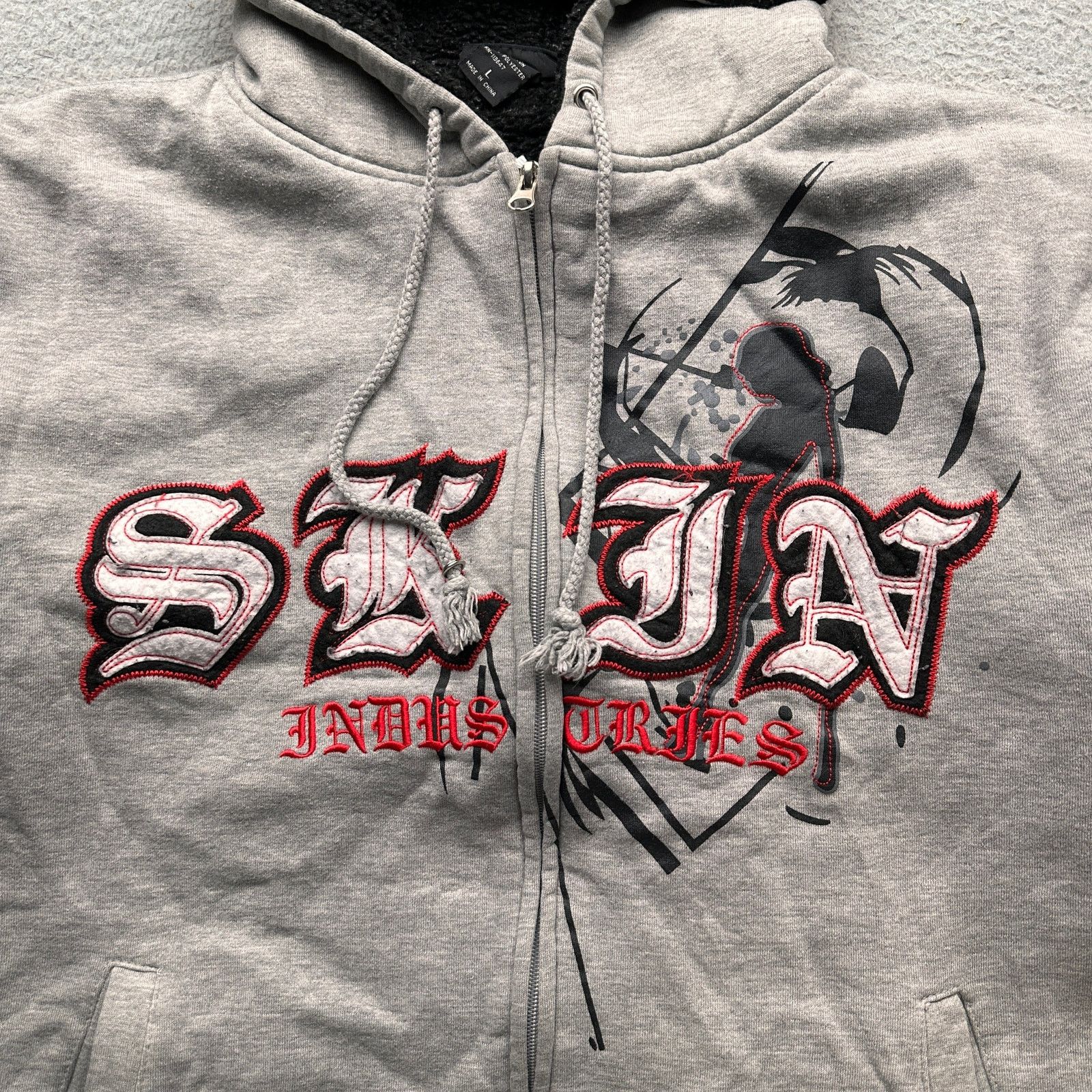Other Vintage Skin Industries Sherpa Zip Hoodie Sweatshirt Large Size US L / EU 52-54 / 3 - 8 Thumbnail